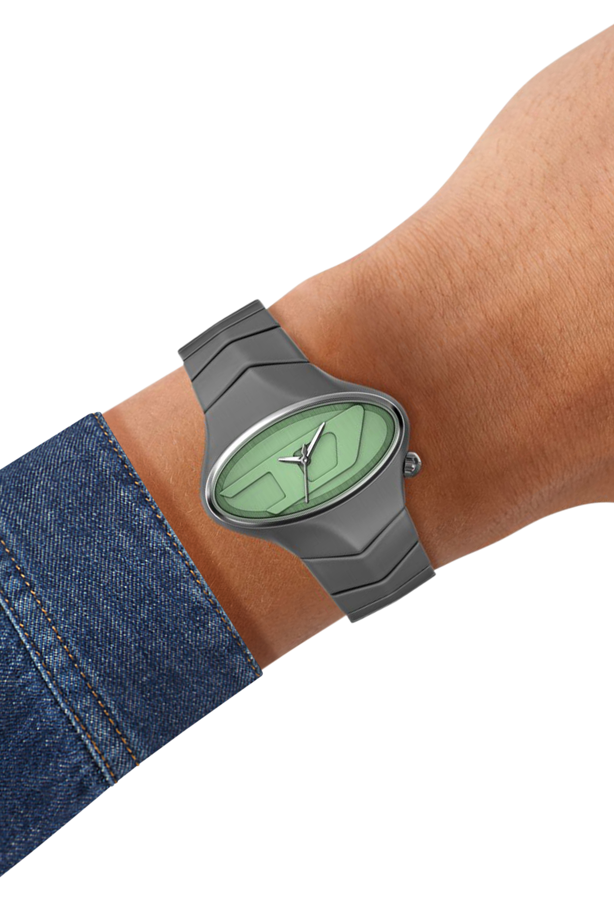 Diesel - DZ2241 WATCH, Orologio D-Rush in acciaio gunmetal Uomo in Grigio - 7