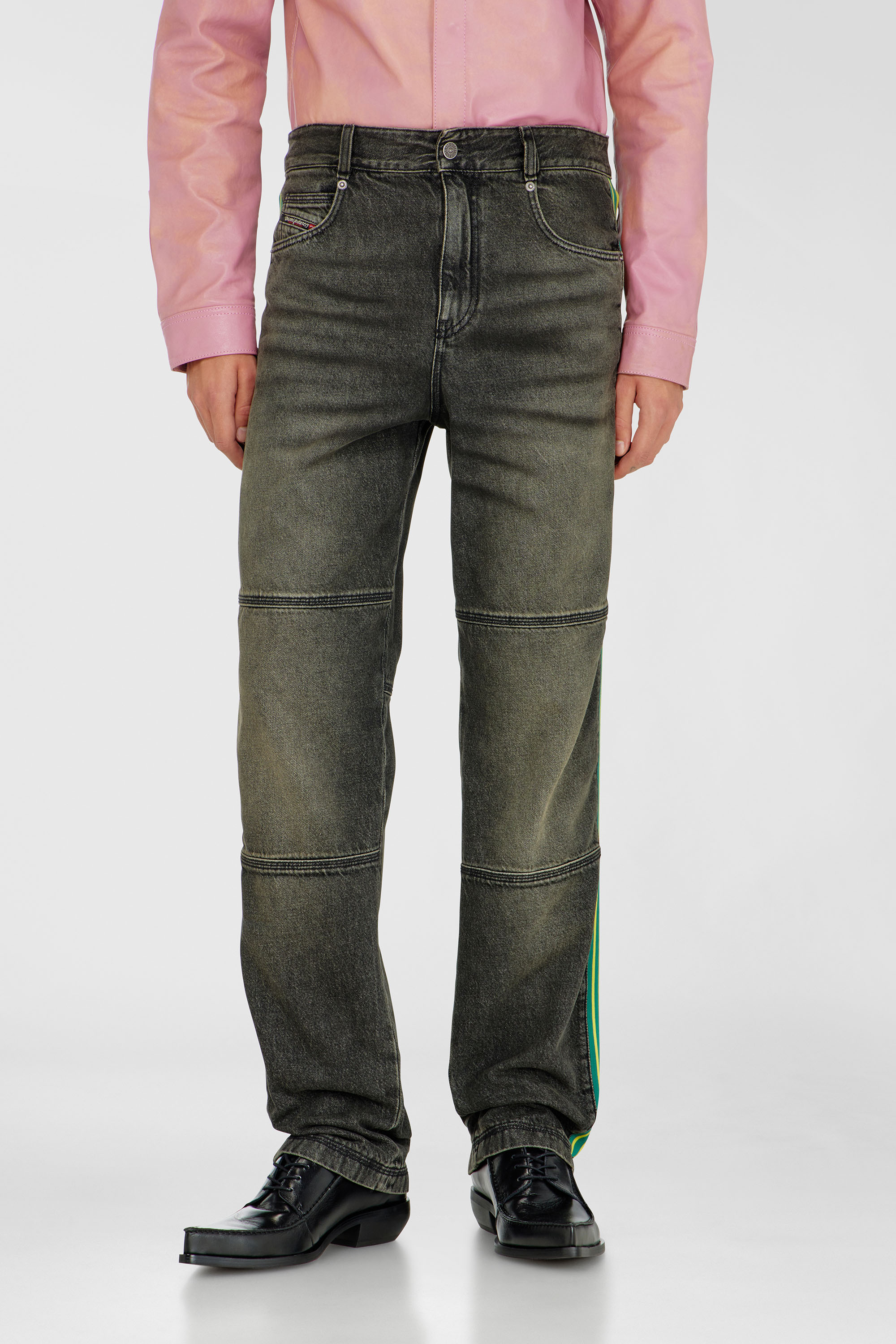 Diesel - Regular Jeans D-Arbus 0DBEZ Uomo, Nero/Grigio scuro - Image 1