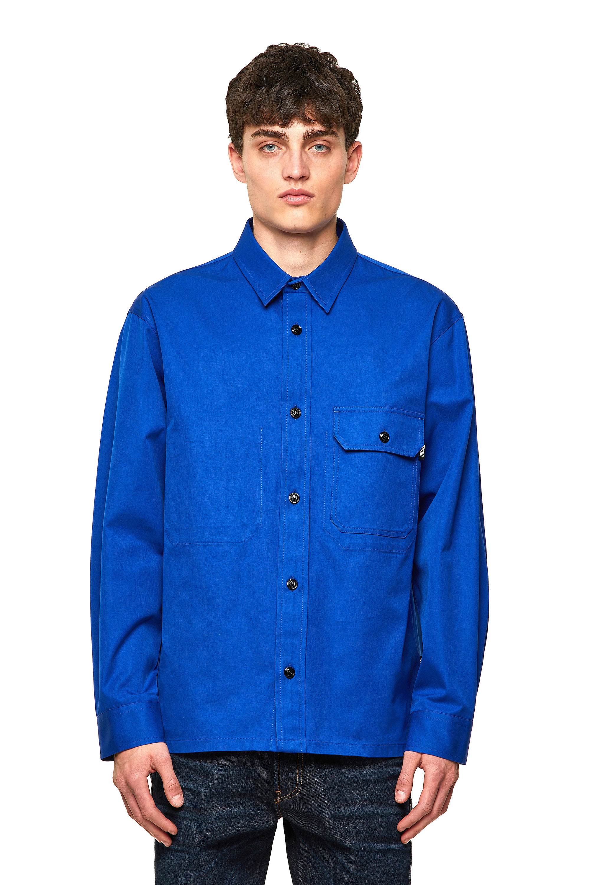 S-BUNNELL-A, Blu - Camicie