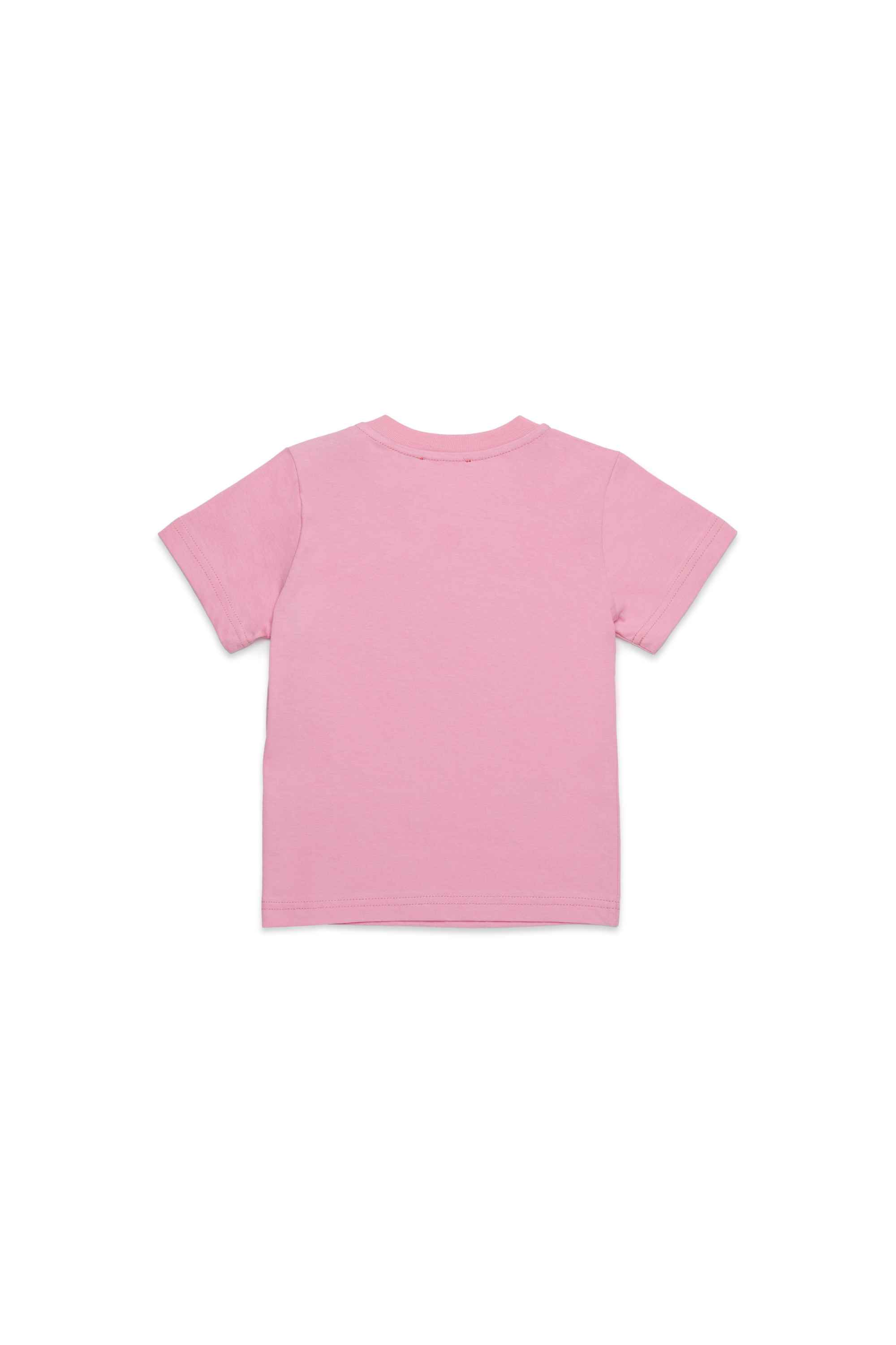 Diesel - TCERB, T-shirt con logo Oval D Unisex in Rosa - 2