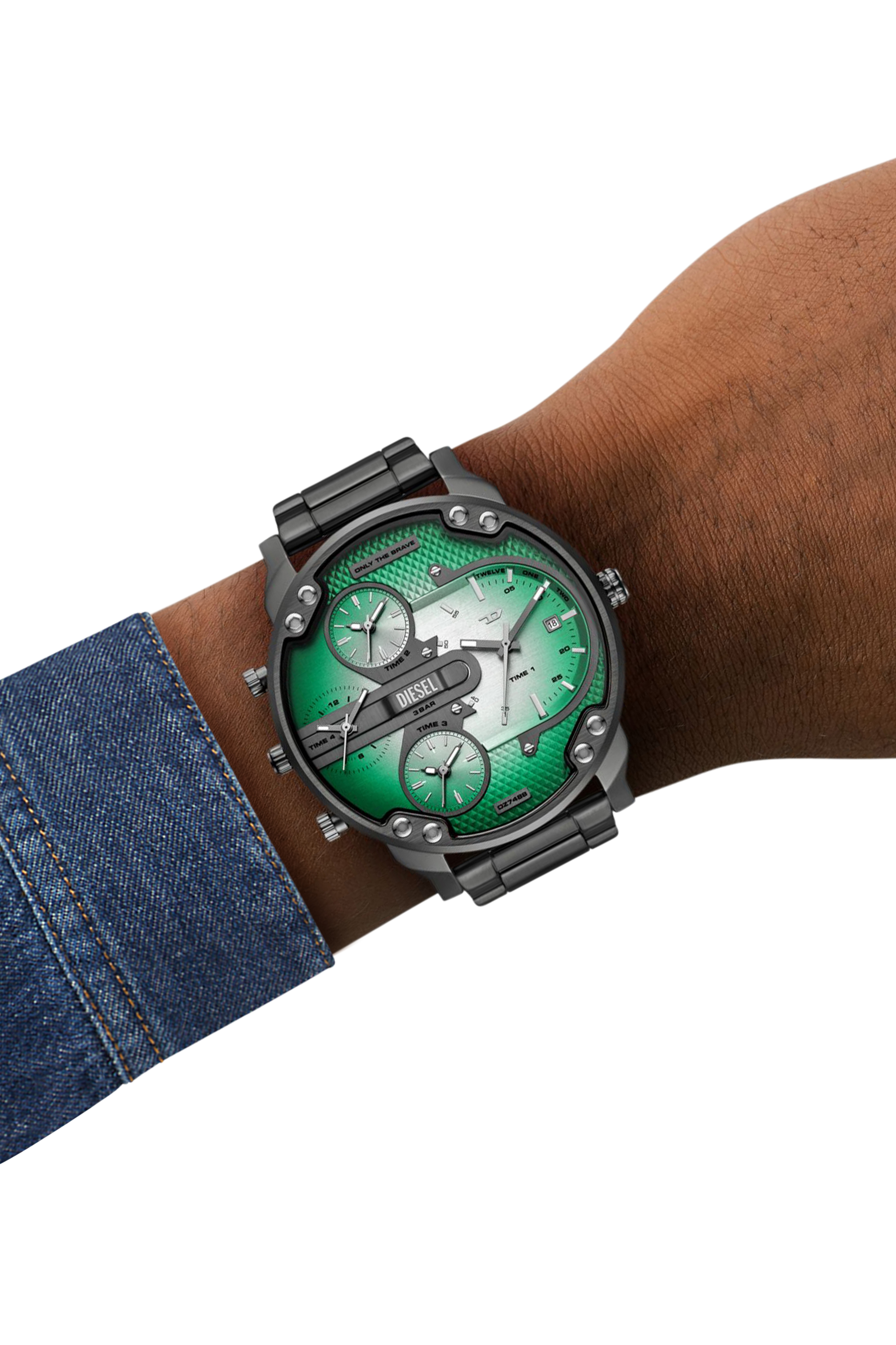 Diesel - DZ7488 WATCH, Orologio Mr. Daddy Slim in acciaio inox Uomo in Grigio - 4