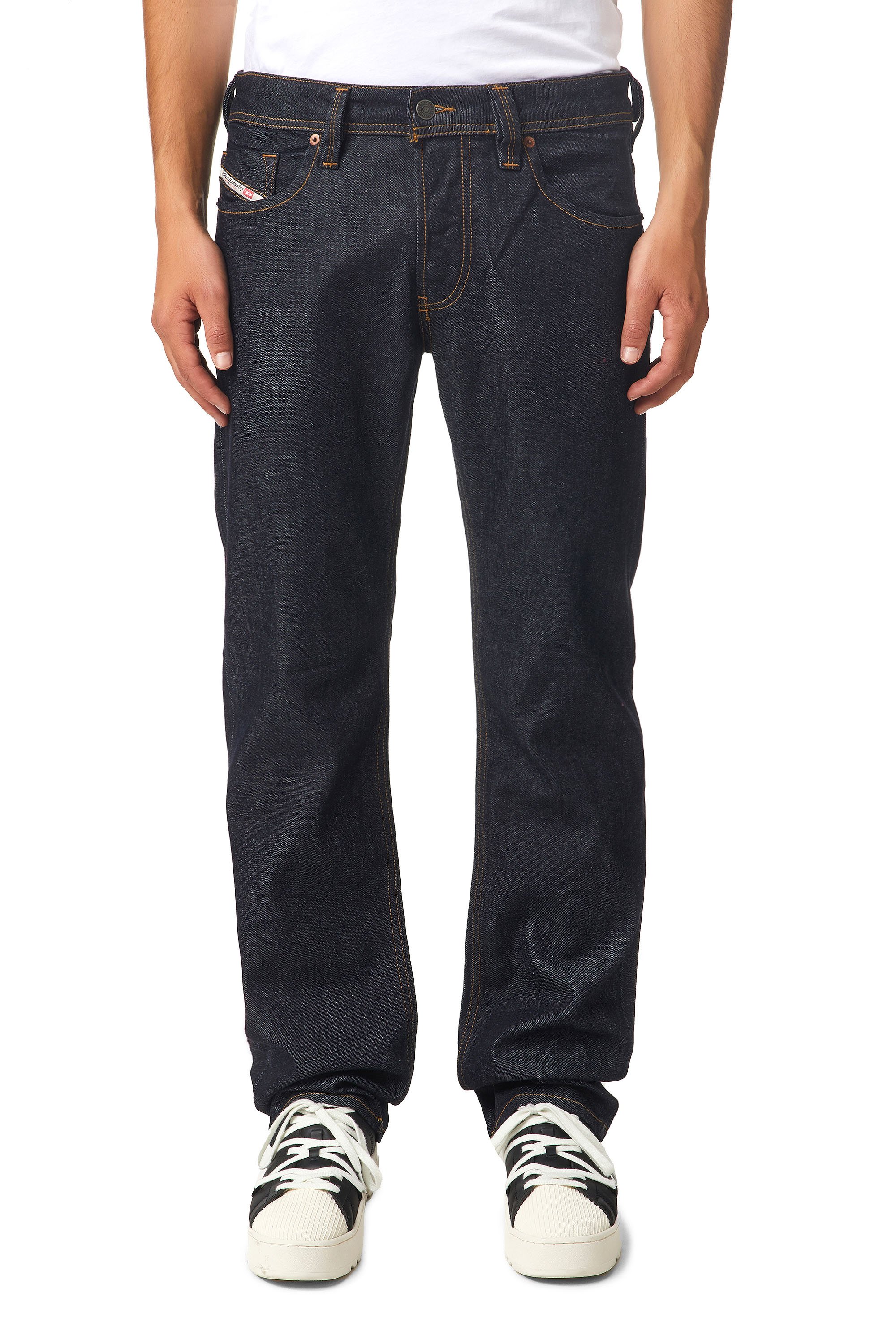 Diesel - Larkee 009HF Straight Jeans, Blu Scuro - Image 1