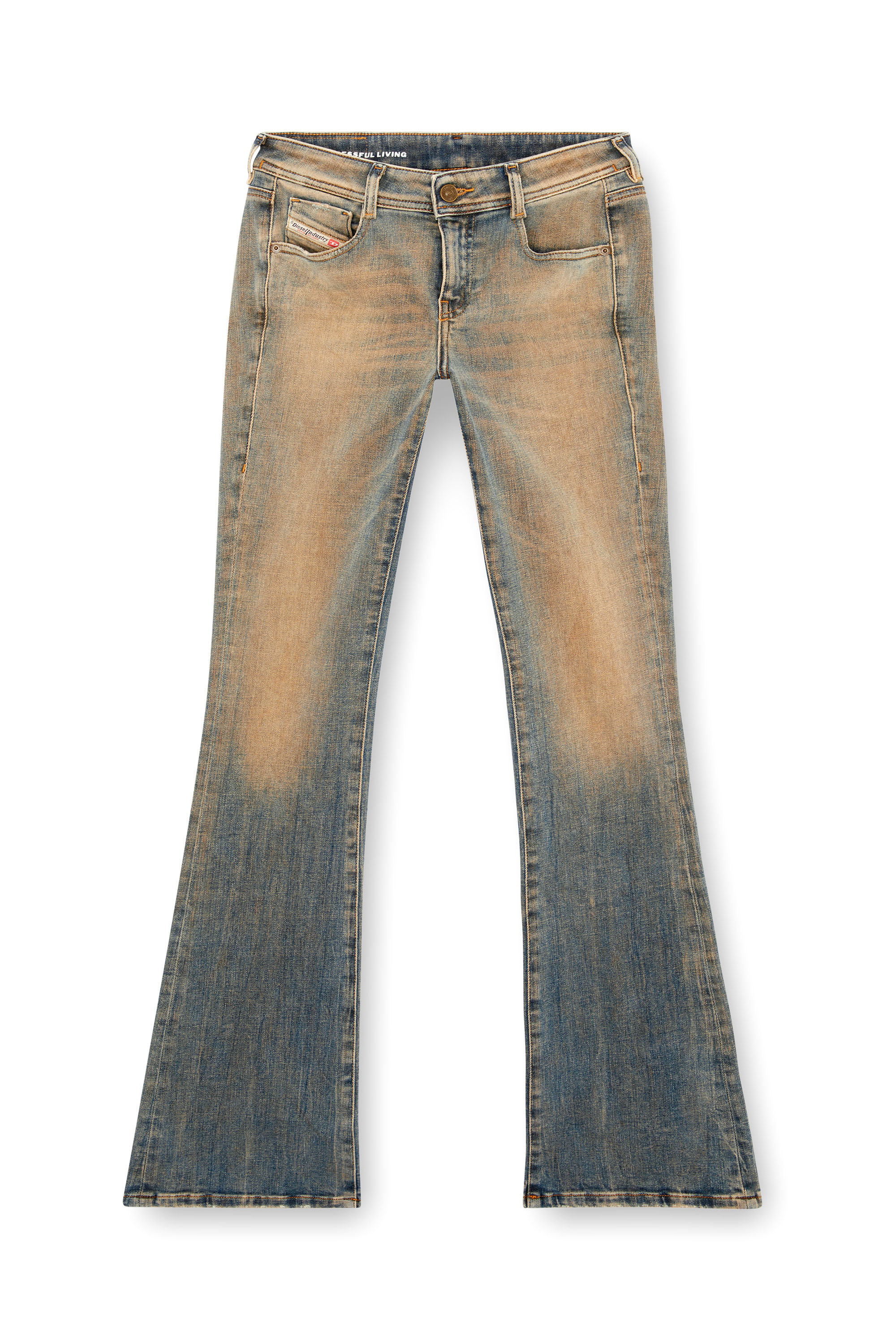 Diesel - Donna Bootcut and Flare Jeans 1969 D-Ebbey 09J23, Blu medio - Image 5