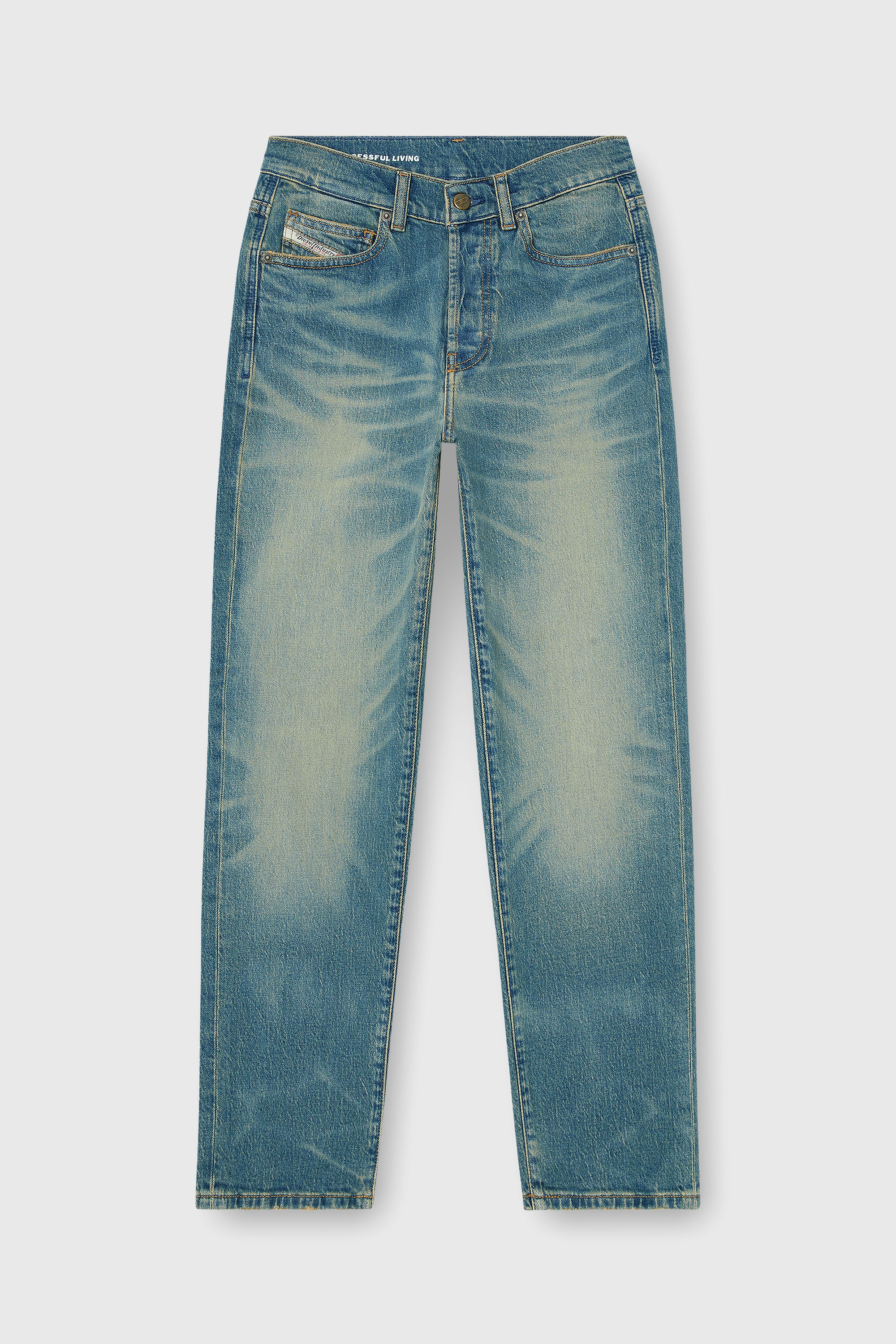 Diesel - Regular Jeans 1981 D-Went 0KBBP Donna, Blu medio - Image 2