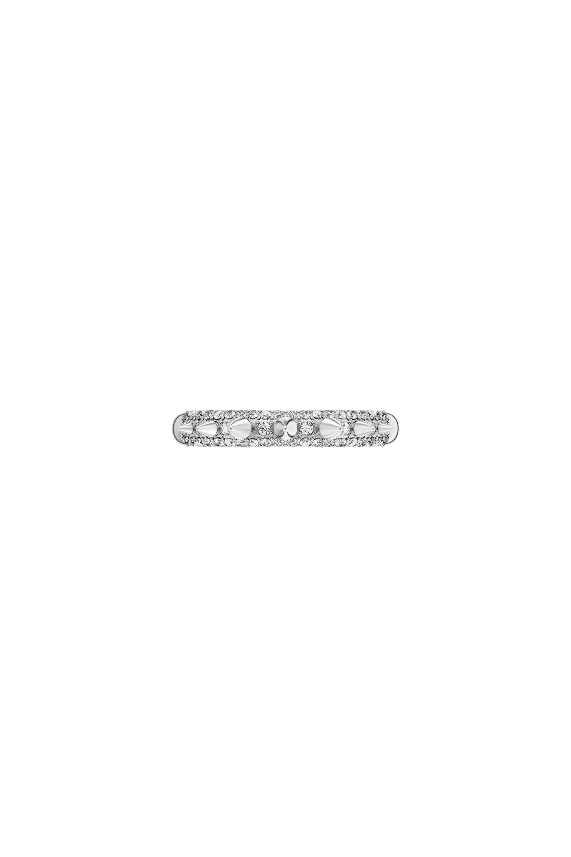 Diesel - DX1729040, Anello a fascia in acciaio inox Unisex in Argento - 3