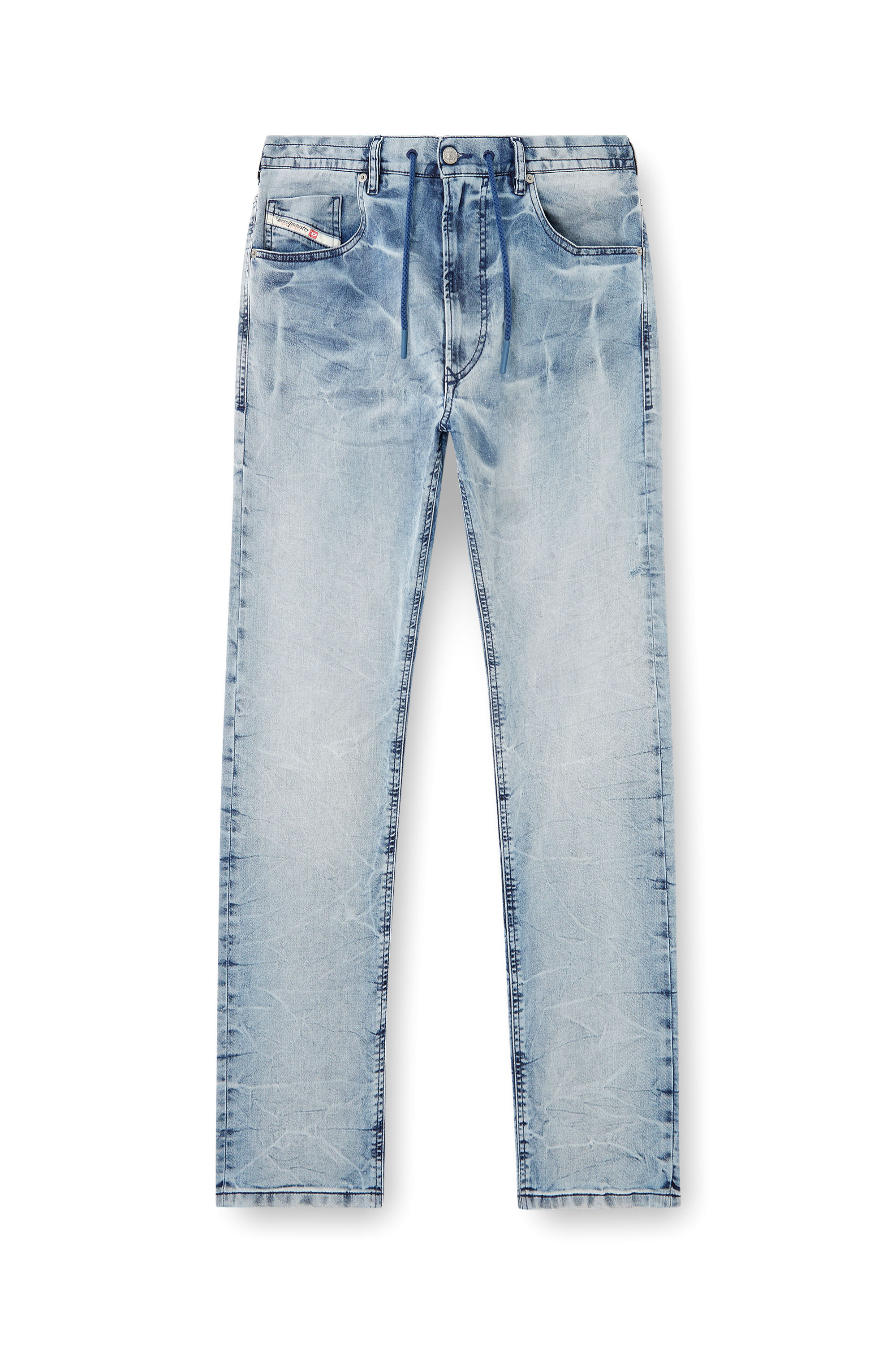 Diesel - Regular 2030 D-Krooley Joggjeans® 068PK Uomo, Blu Chiaro - Image 3