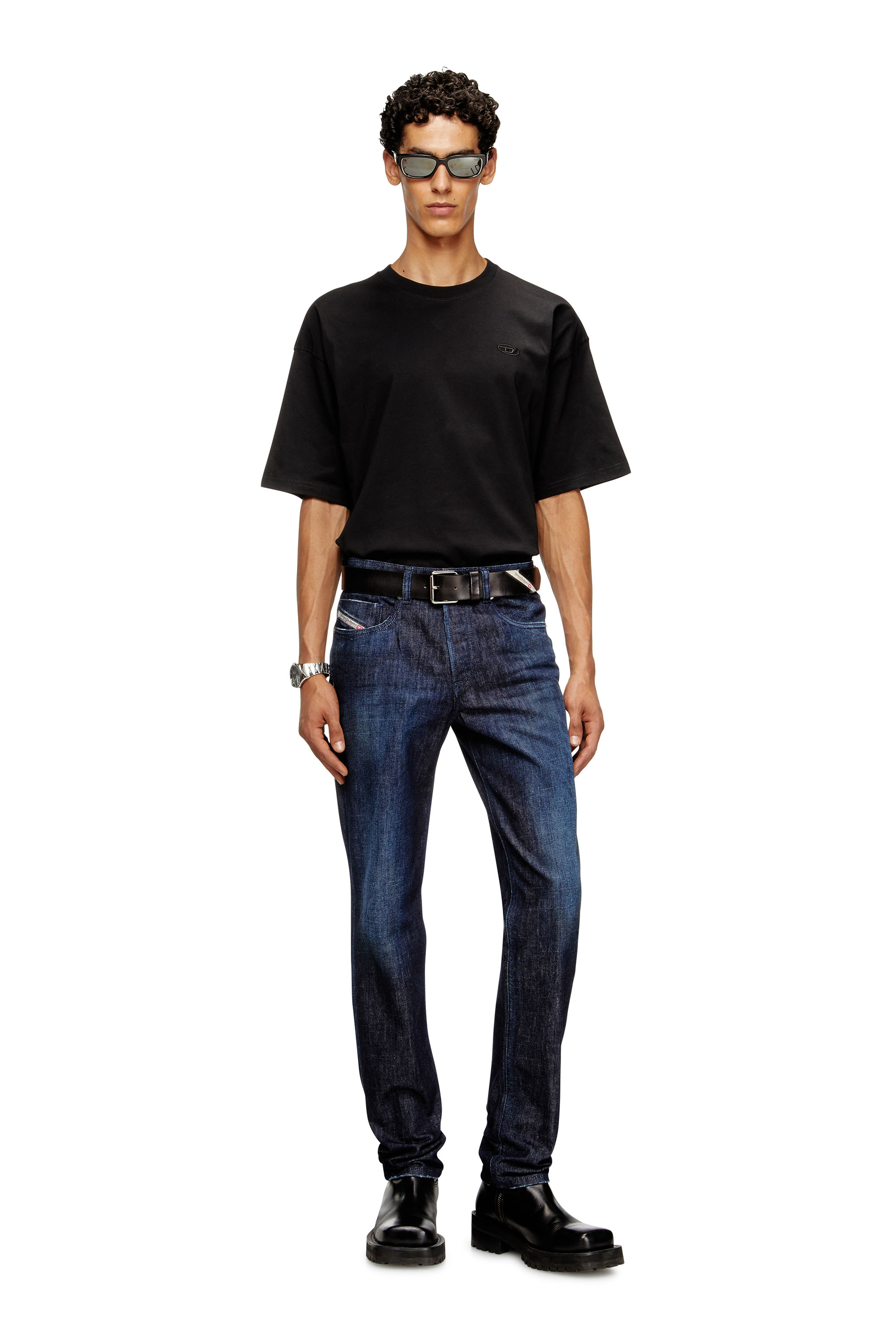 Diesel - Regular Jeans 2023 D-Finitive 09M19 Uomo, Blu Scuro - Image 2