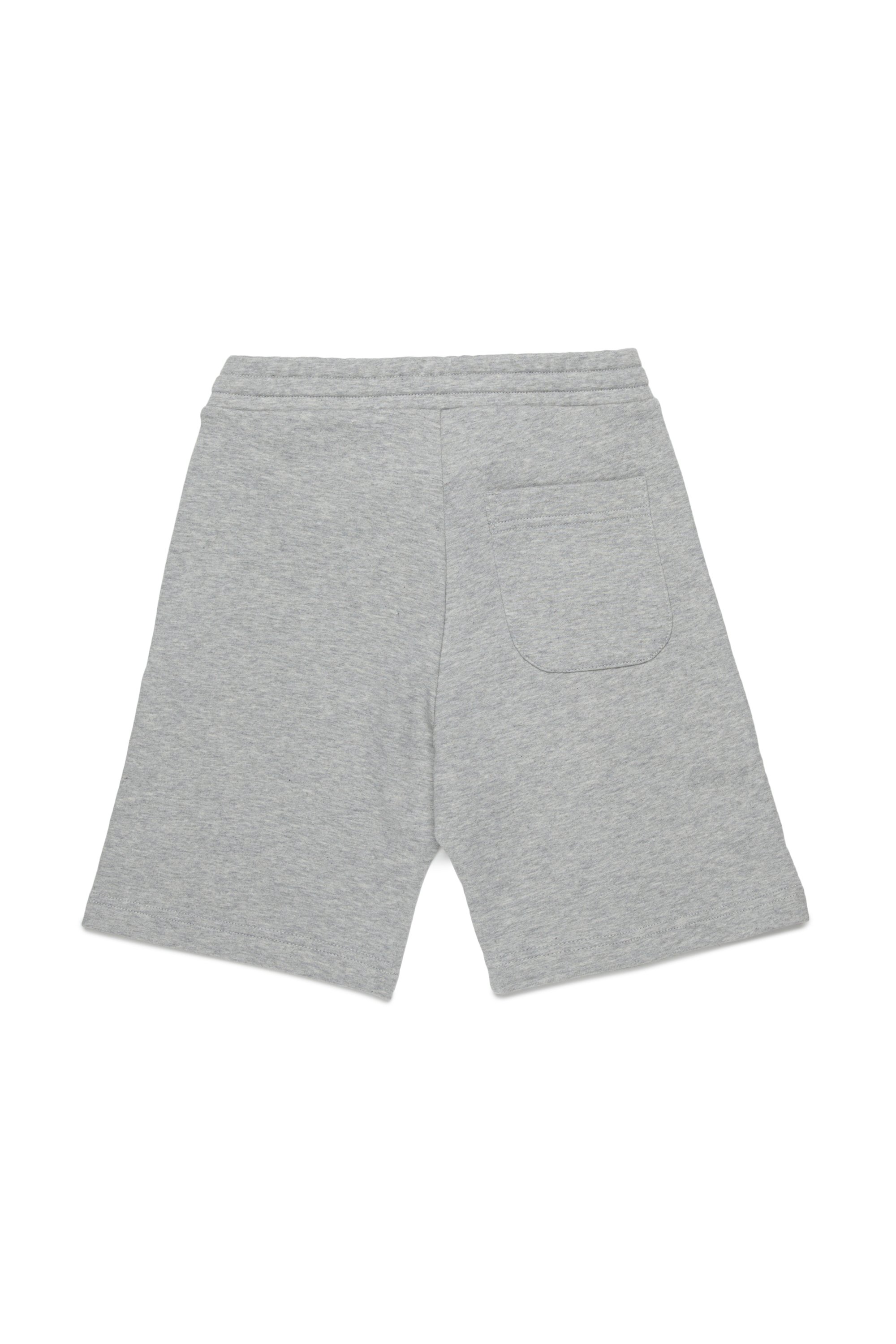 Diesel - PMACISHORT, Shorts sportivi con Oval D effetto metallo Uomo in Grigio - 2