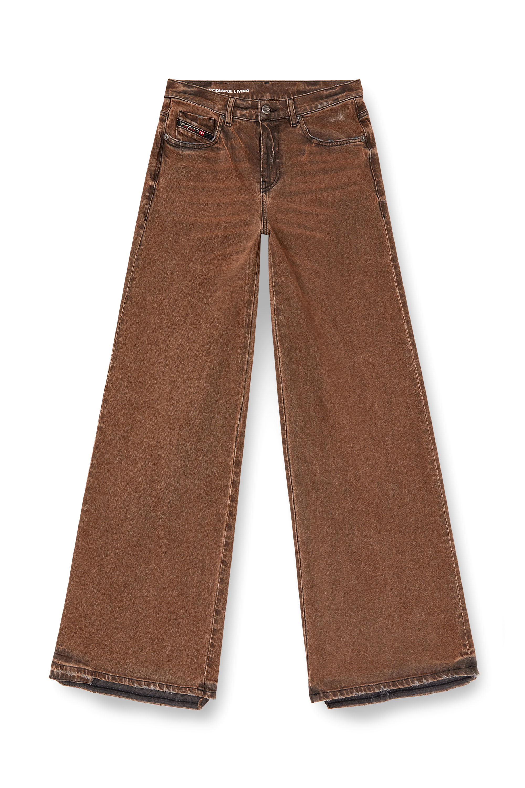 Diesel - Flare Jeans 1978 D-Akemi 09L24 Donna, Marrone - Image 3