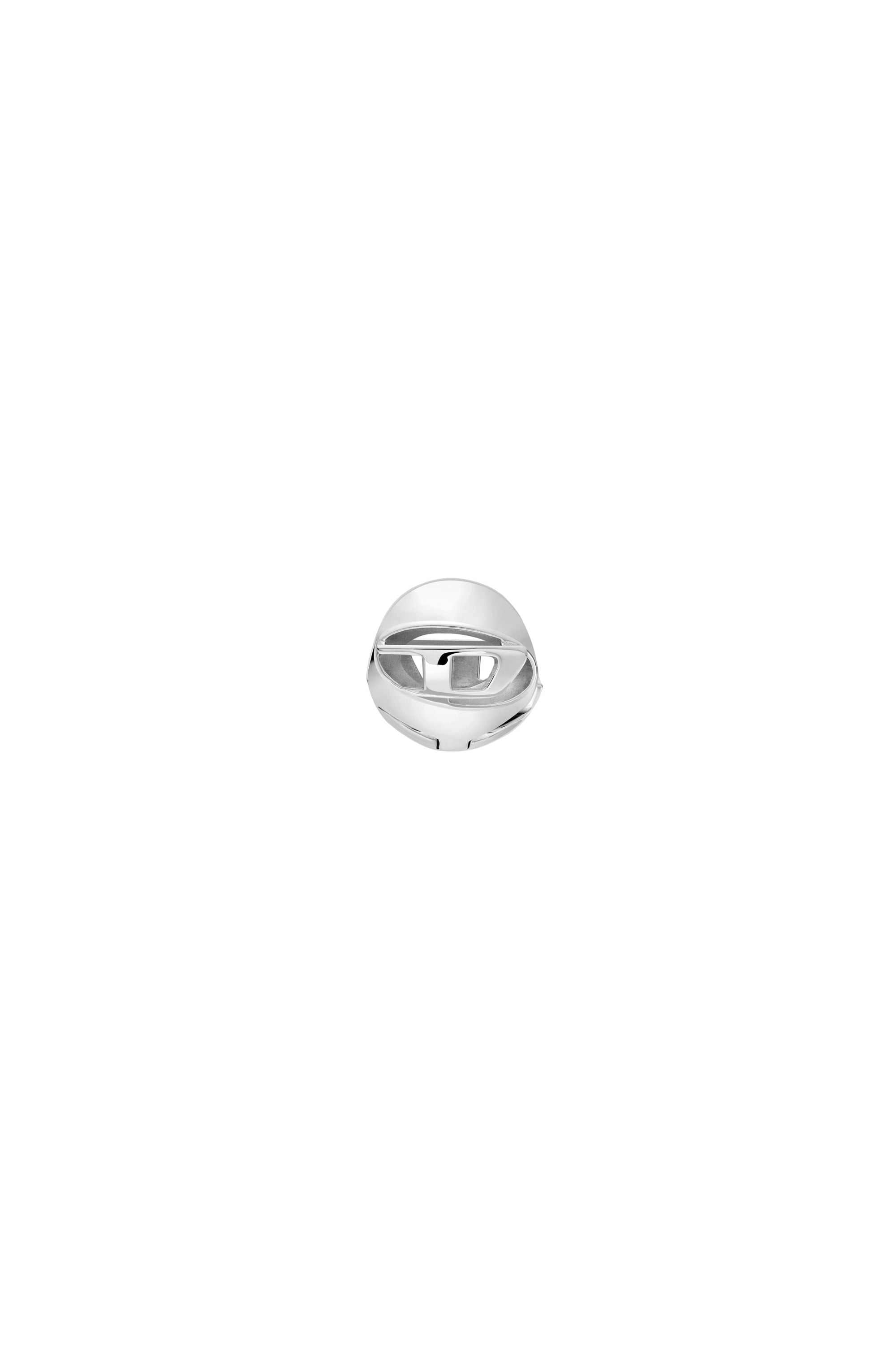 Diesel - DX1718040, Orecchino a cerchio in acciaio inox Unisex in Argento - 2