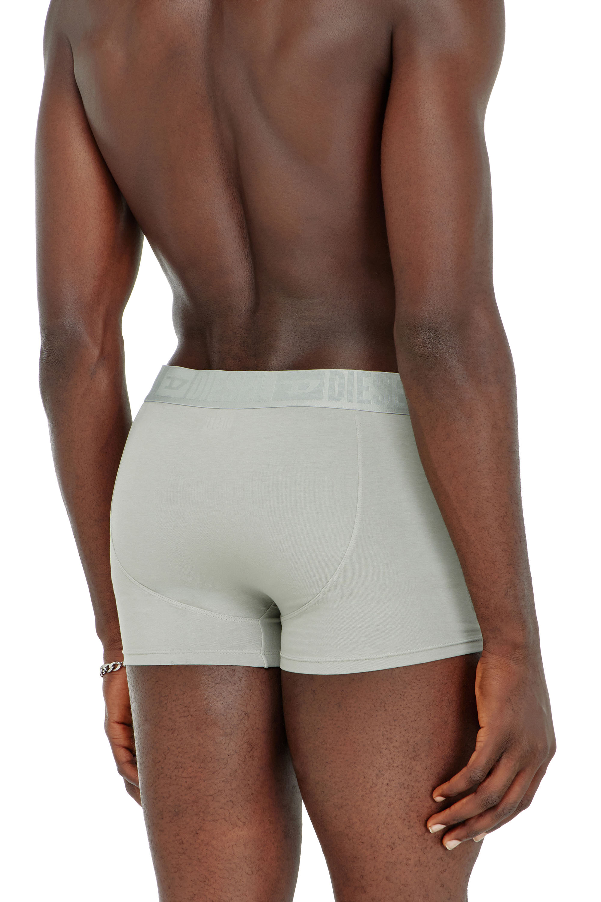 Diesel - MIKE-D-CORE-3PACK, Set da tre boxer in cotone elasticizzato con fascia in vita tono su tono Uomo in ToBeDefined - 3