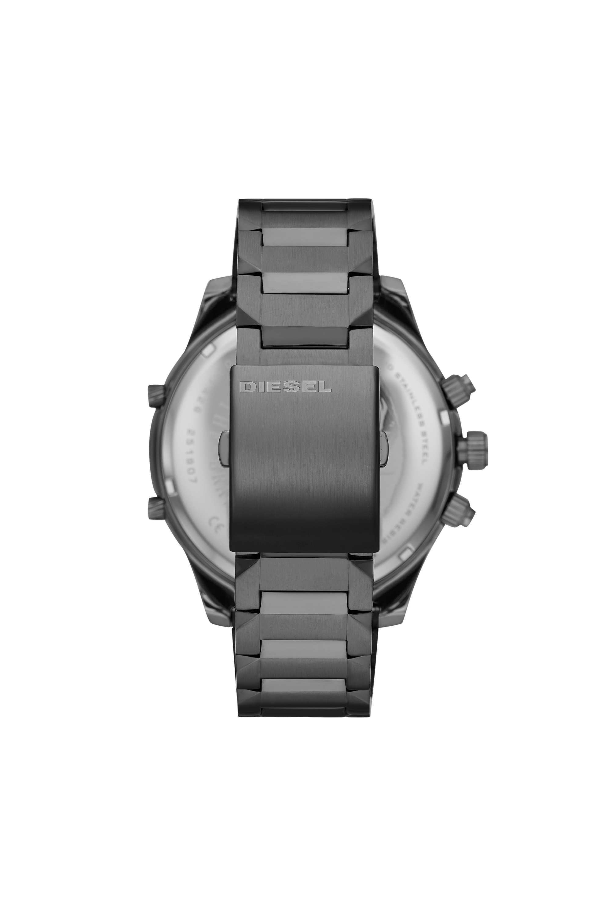 Diesel - DZ7426, Orologio Boltdown a tre lancette in acciaio inossidabile grigio piombo Uomo in Nero - 2