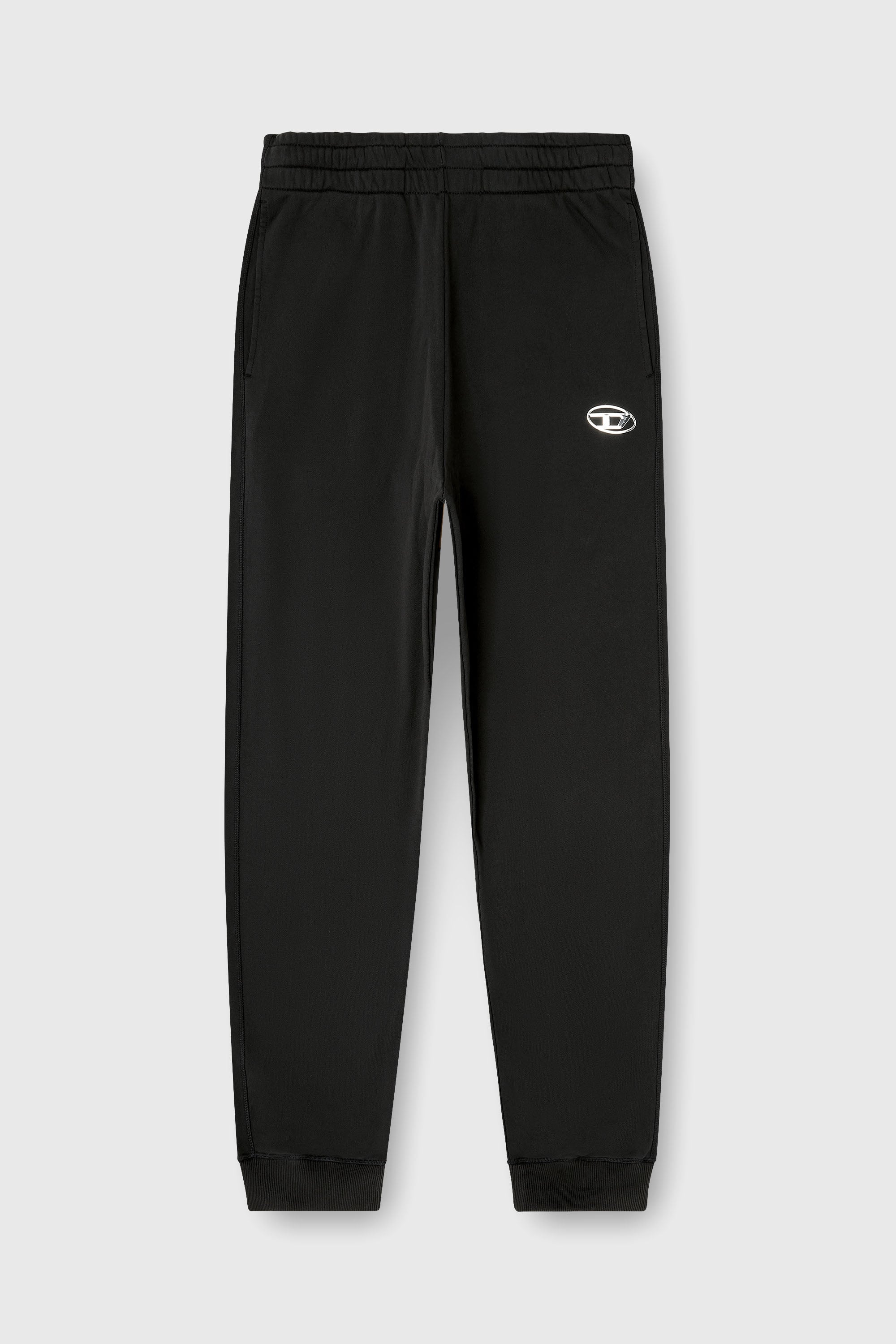 Diesel - P-MARKY-IOD, Pantaloni in cotone con Oval D metallico Uomo in Nero - 2