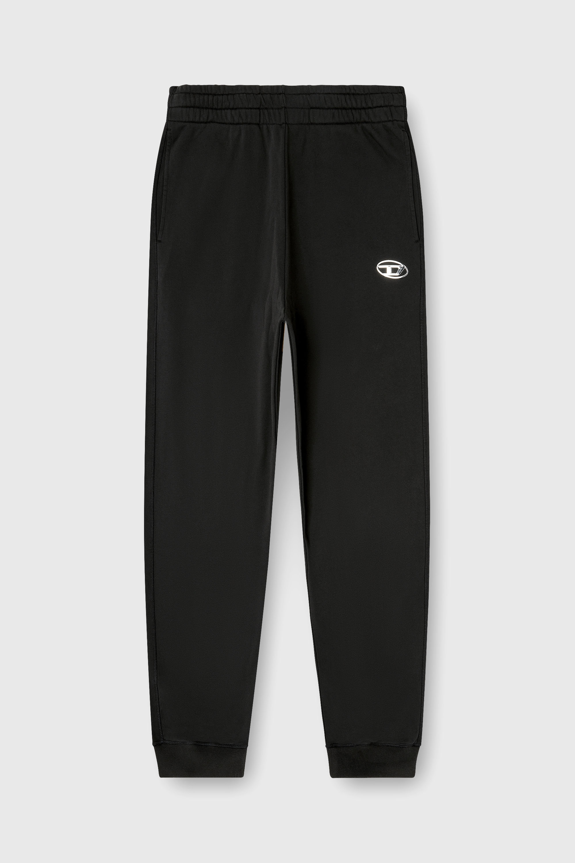 Diesel - P-MARKY-IOD, Pantaloni in cotone con Oval D metallico Uomo in Nero - 2