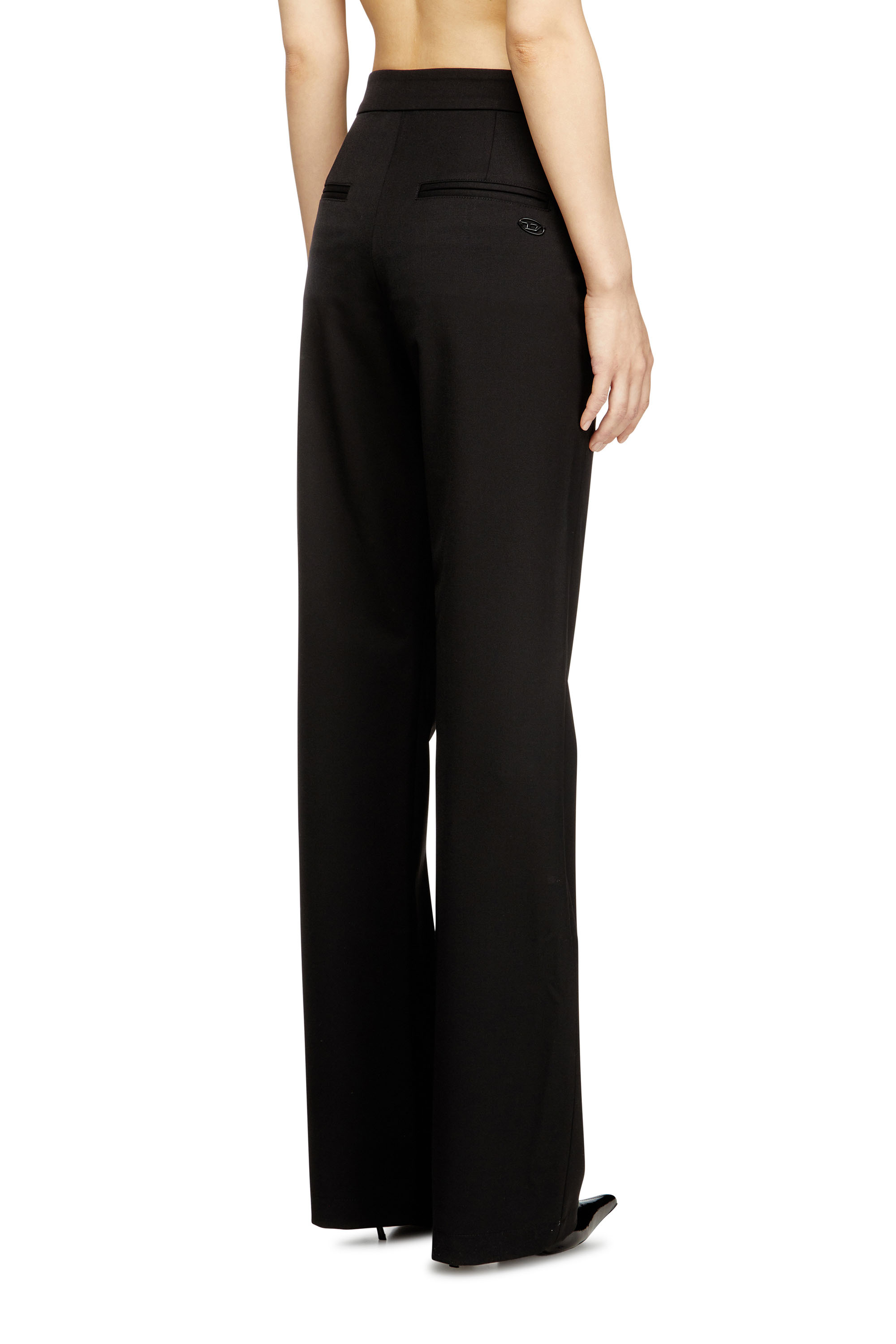 Diesel - P-ROMISE-S3, Pantaloni in fresco di lana Donna in ToBeDefined - 3