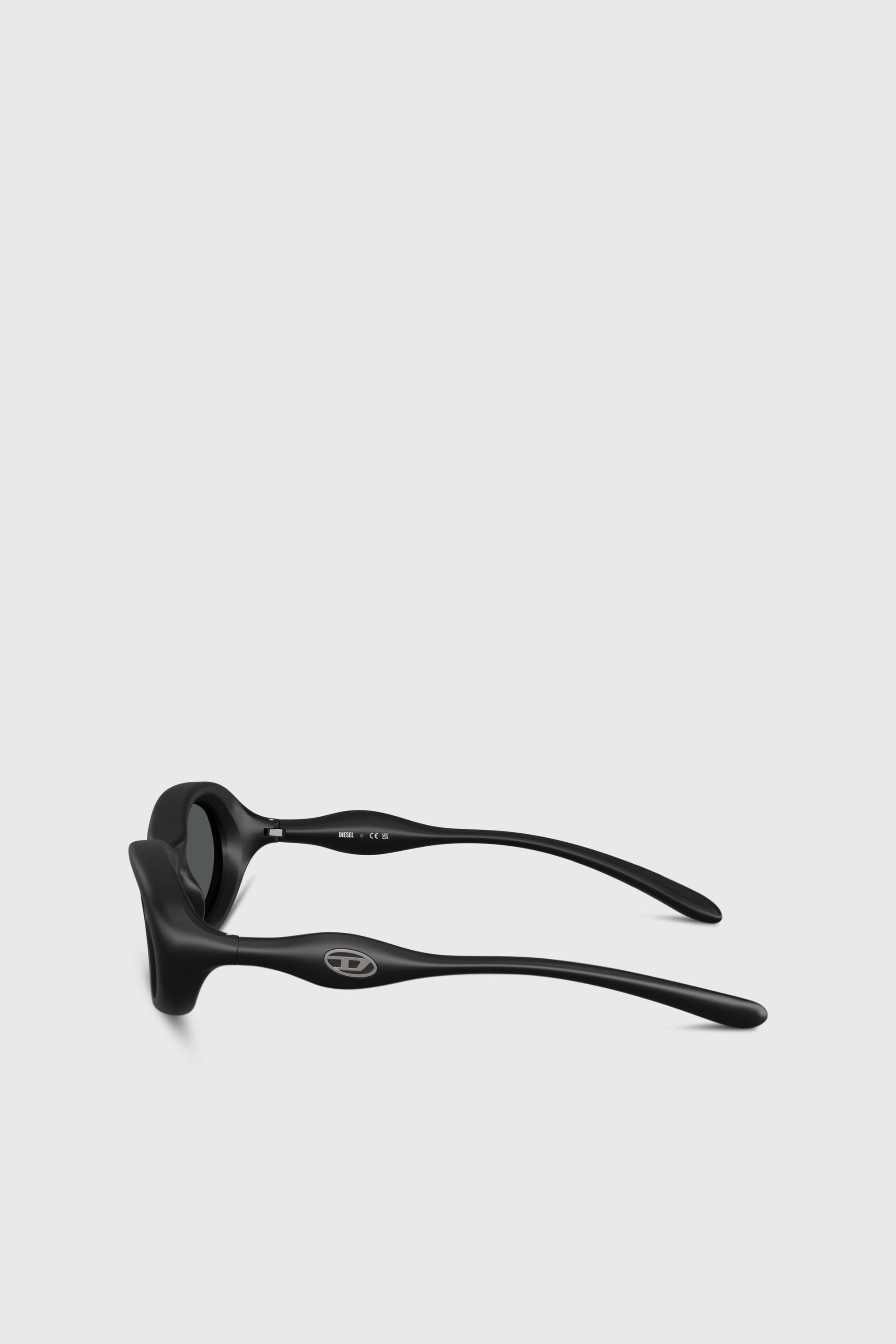 Diesel - 0DL3011U, Occhiali da sole ovali Unisex in Nero - 2