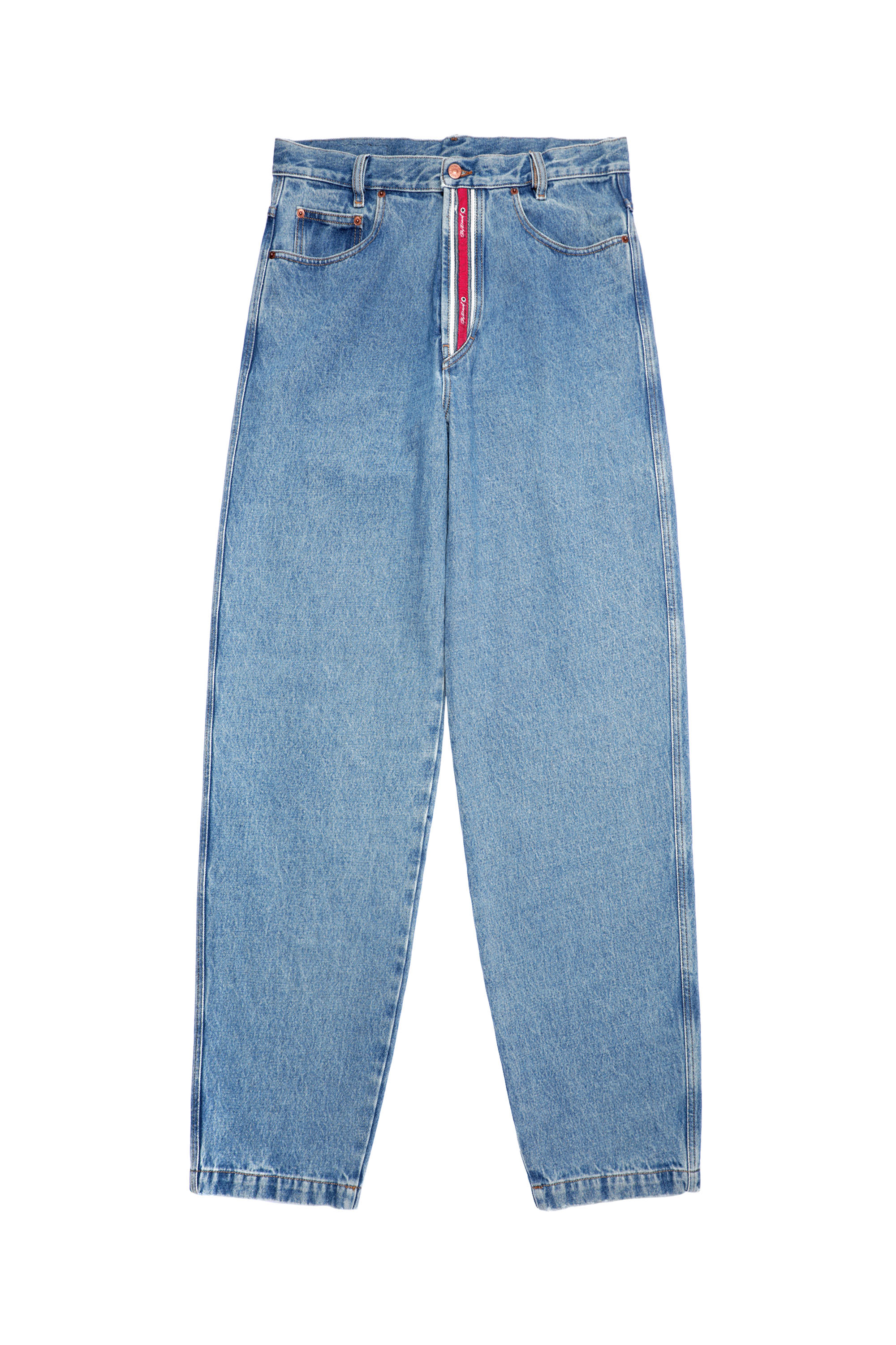 Diesel - DXD-2P1 0EHAP Straight Jeans, Blu medio - Image 7