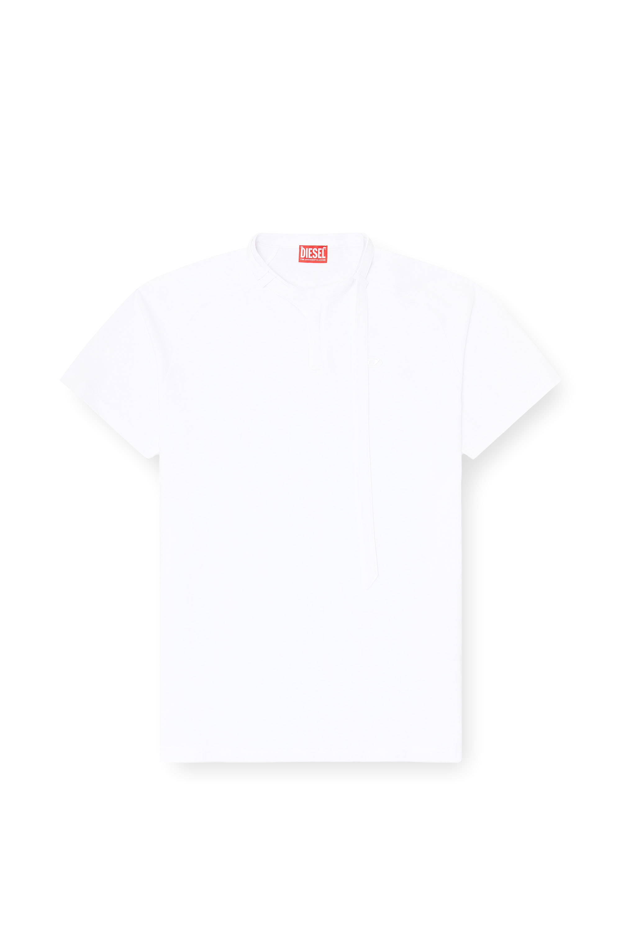 Diesel - T-KAUKO, T-shirt con cinturino biker Uomo in Bianco - 3