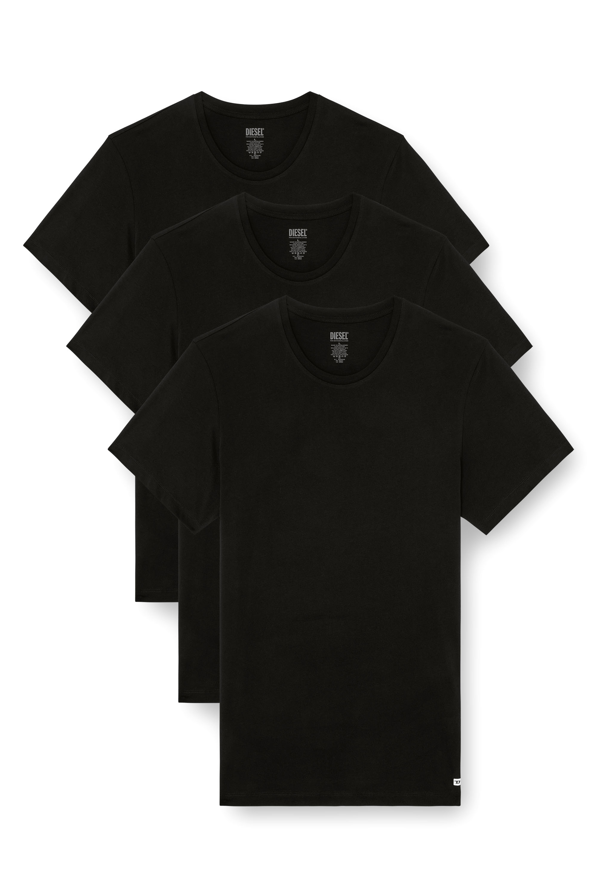 Diesel - RANDAL-D-BOX-3PACK, Set da tre di T-shirt Uomo in Nero - 1