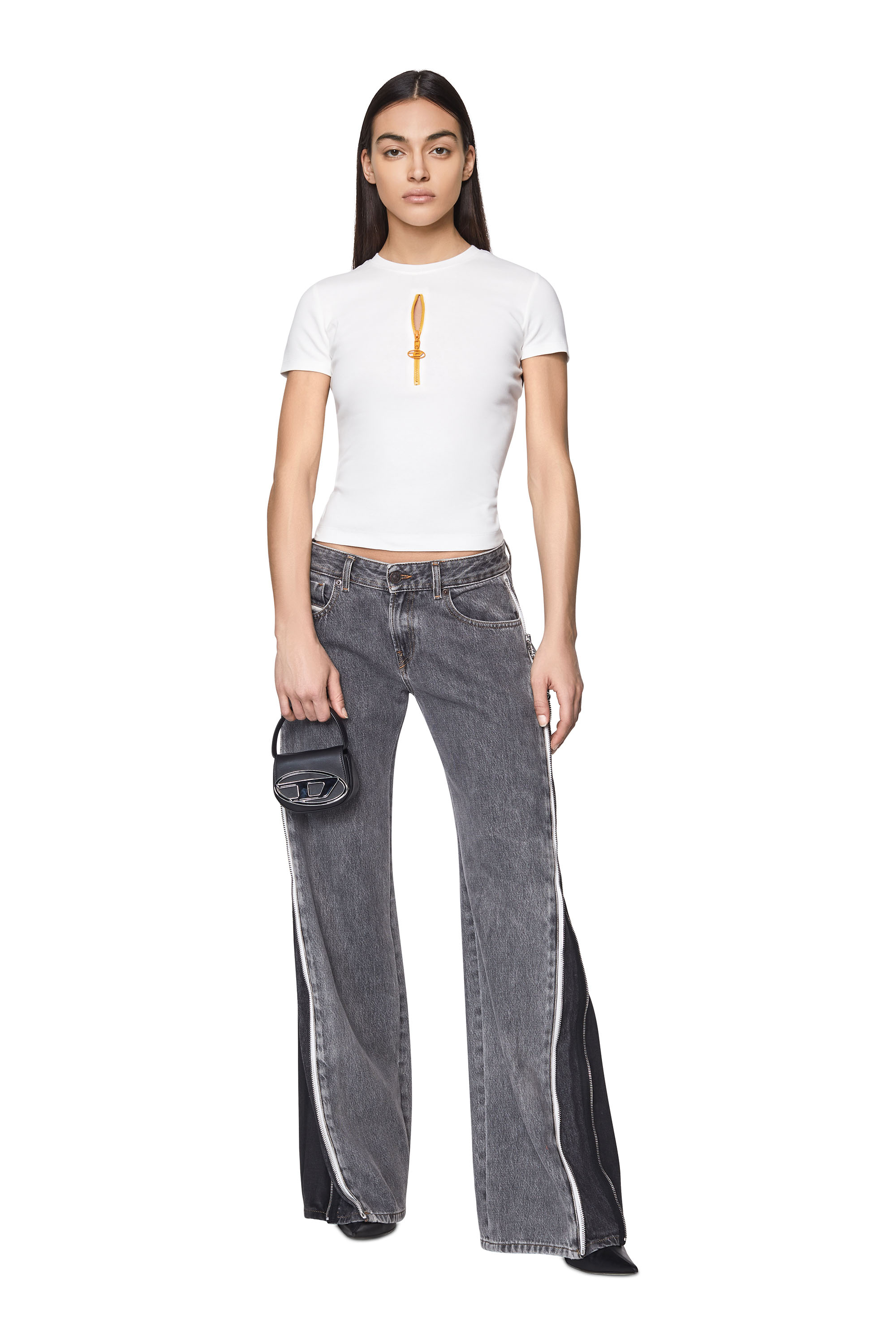 Diesel - T-VAZY, Bianco/Giallo - Image 2
