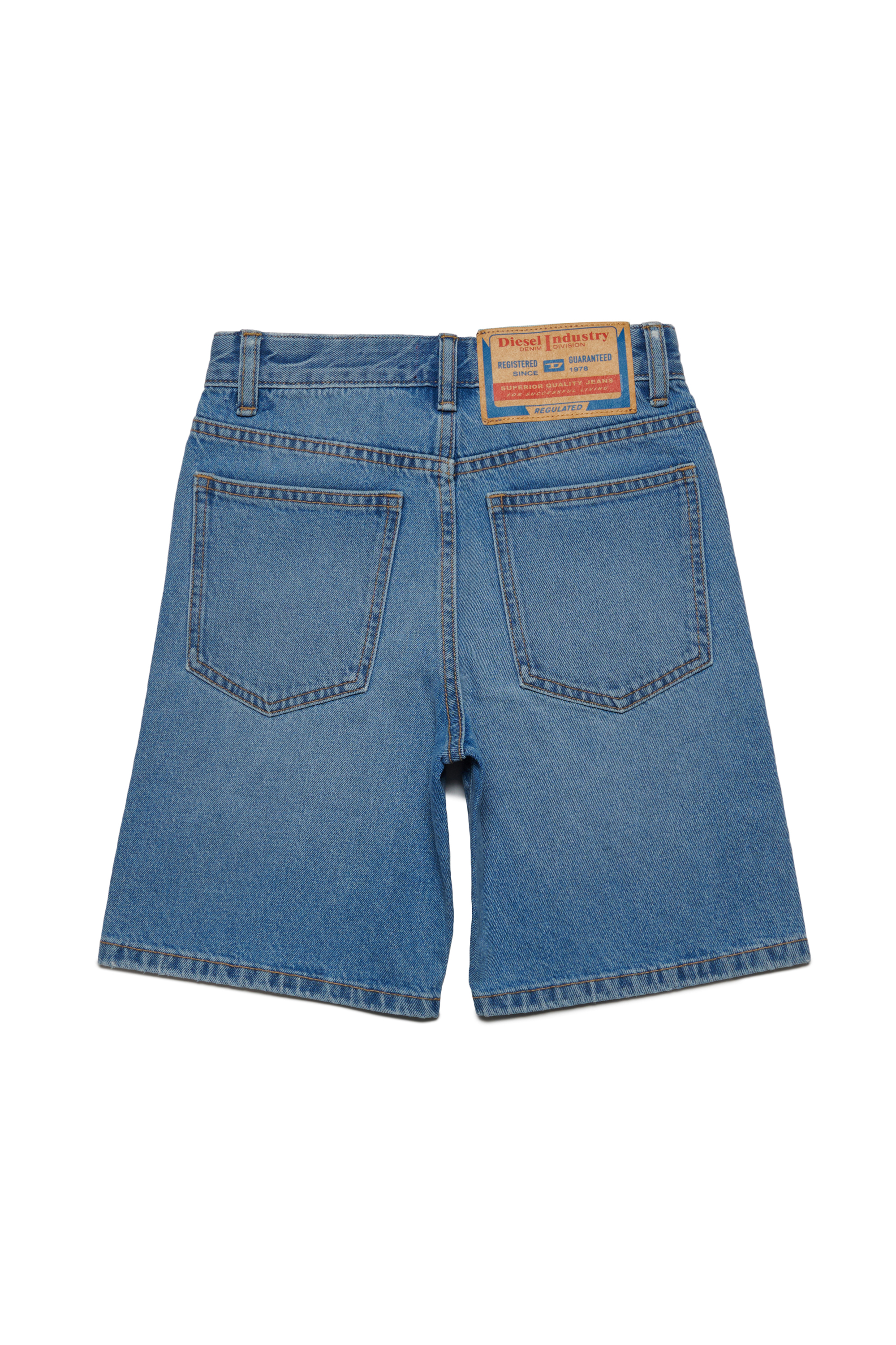 Diesel - D-MACS-SH-J, Man Bermuda shorts in denim in Blue - Image 3
