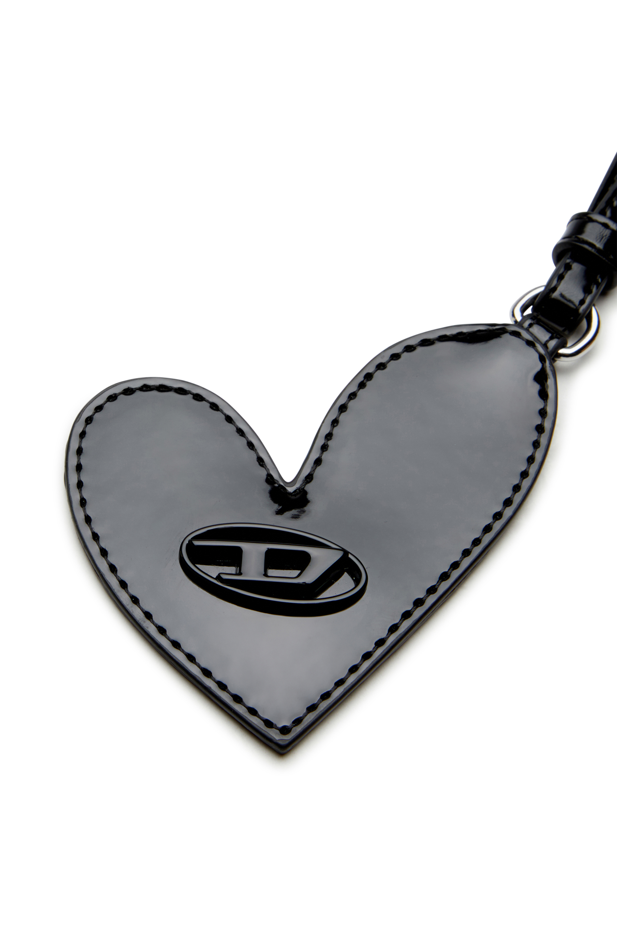 Diesel - PLAY MIRROR, Charm con specchio effetto lucido Donna in Nero - 3