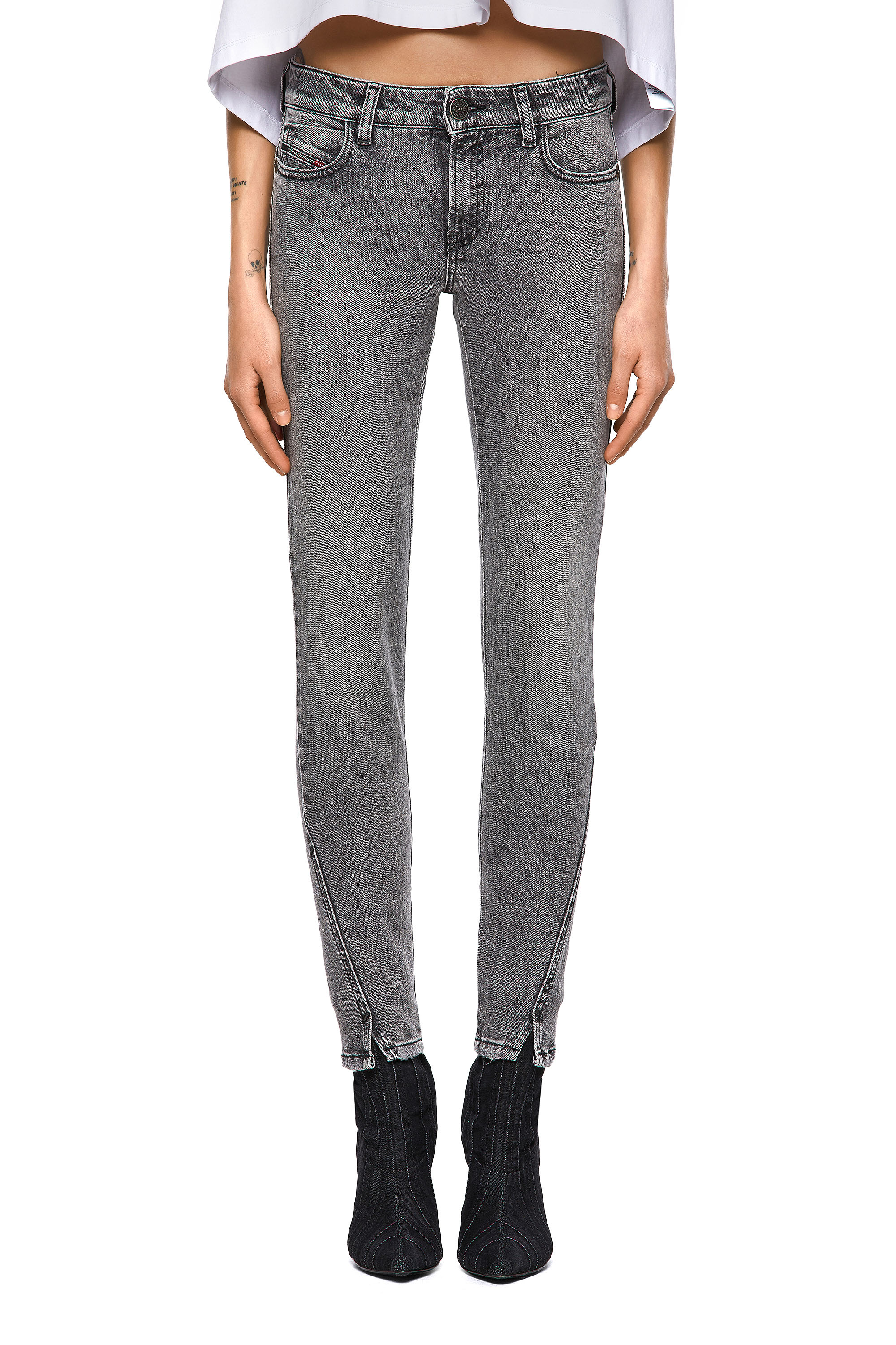 D-Jevel 09A72, Grigio Chiaro - Jeans