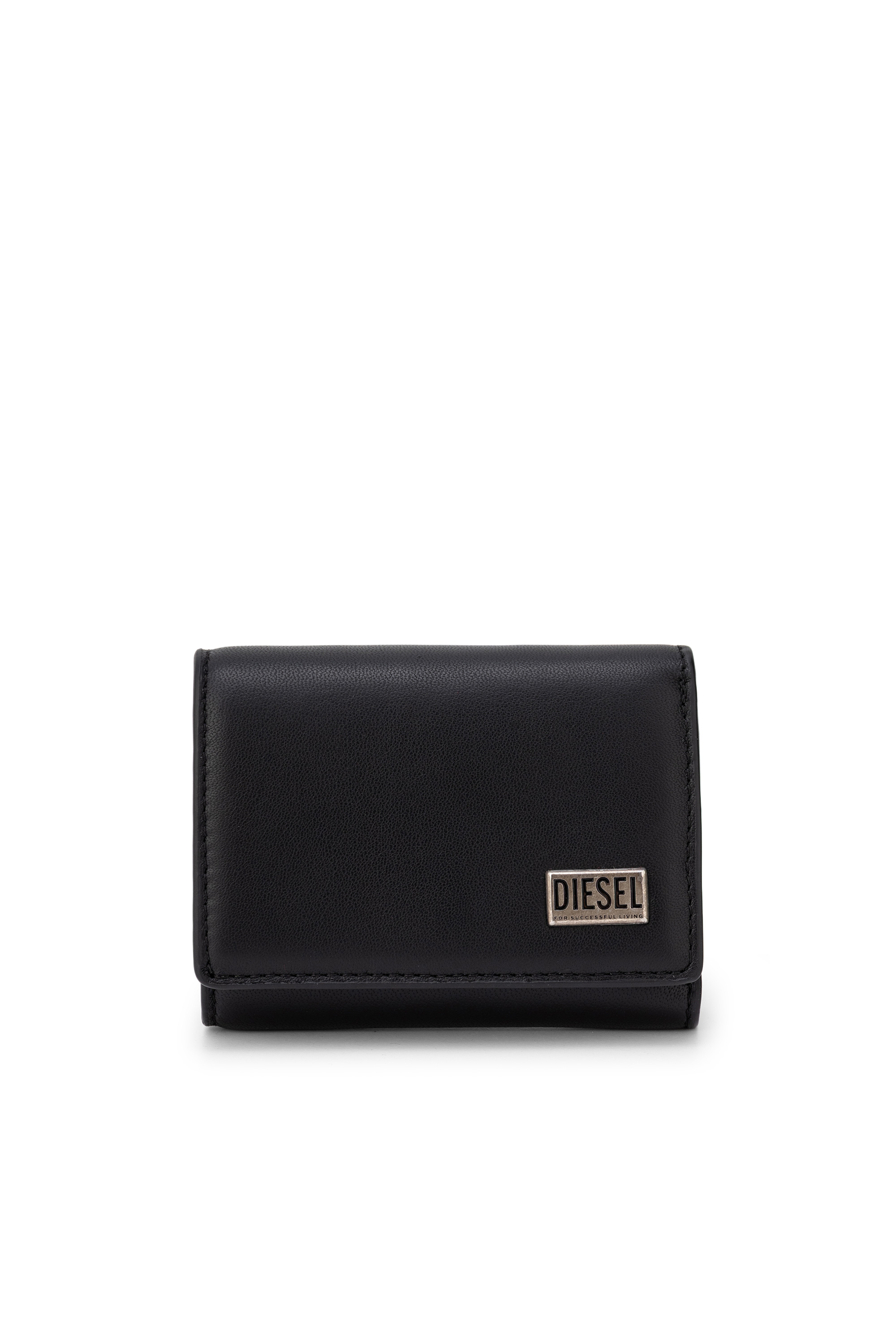 Diesel - BISCOTTO BI FOLD COIN S 3D, Portafoglio a libro in pelle semi lucida Uomo in ToBeDefined - 1