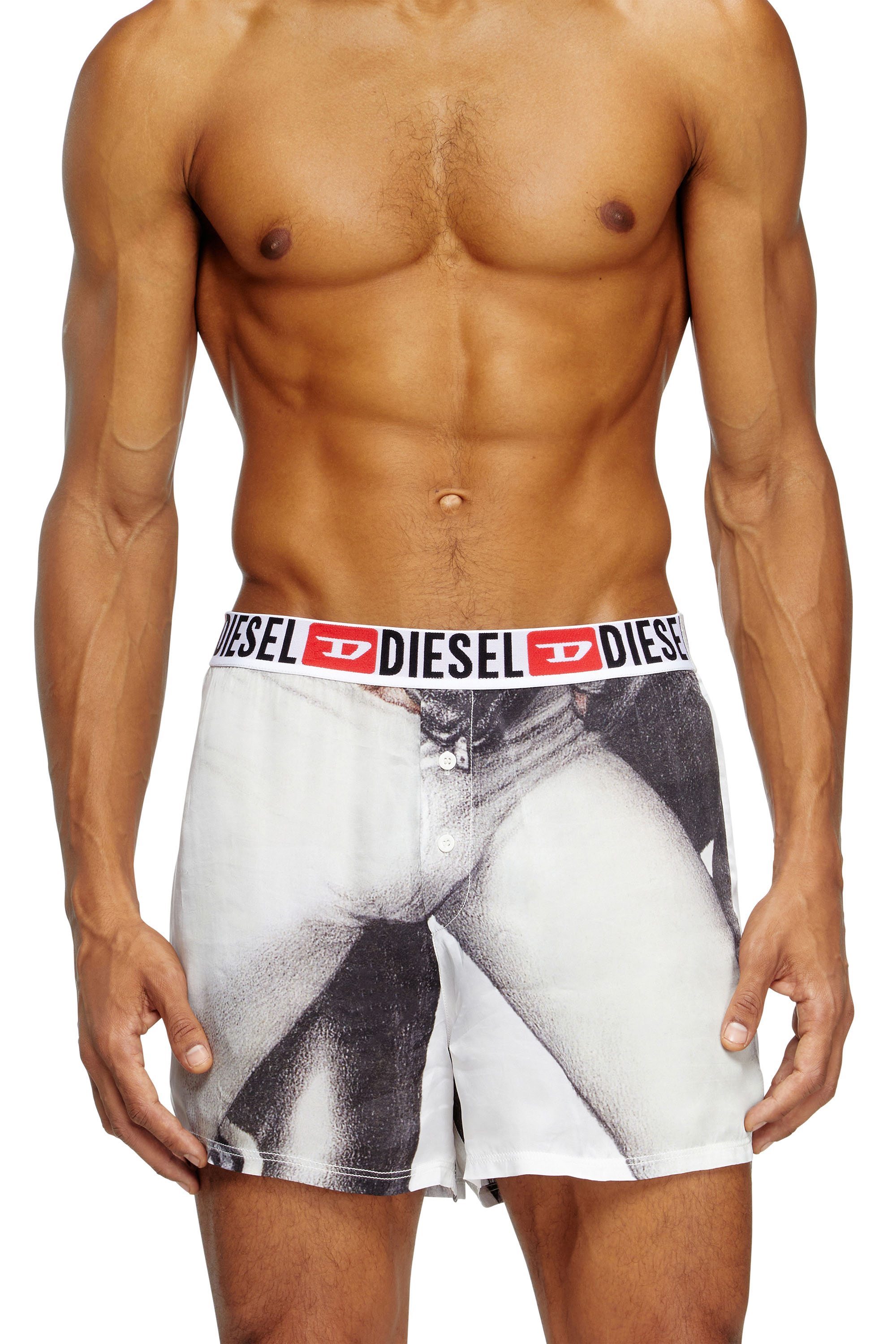 Diesel - PR-STARK, Boxer con stampa grafica Uomo in Bianco - 2