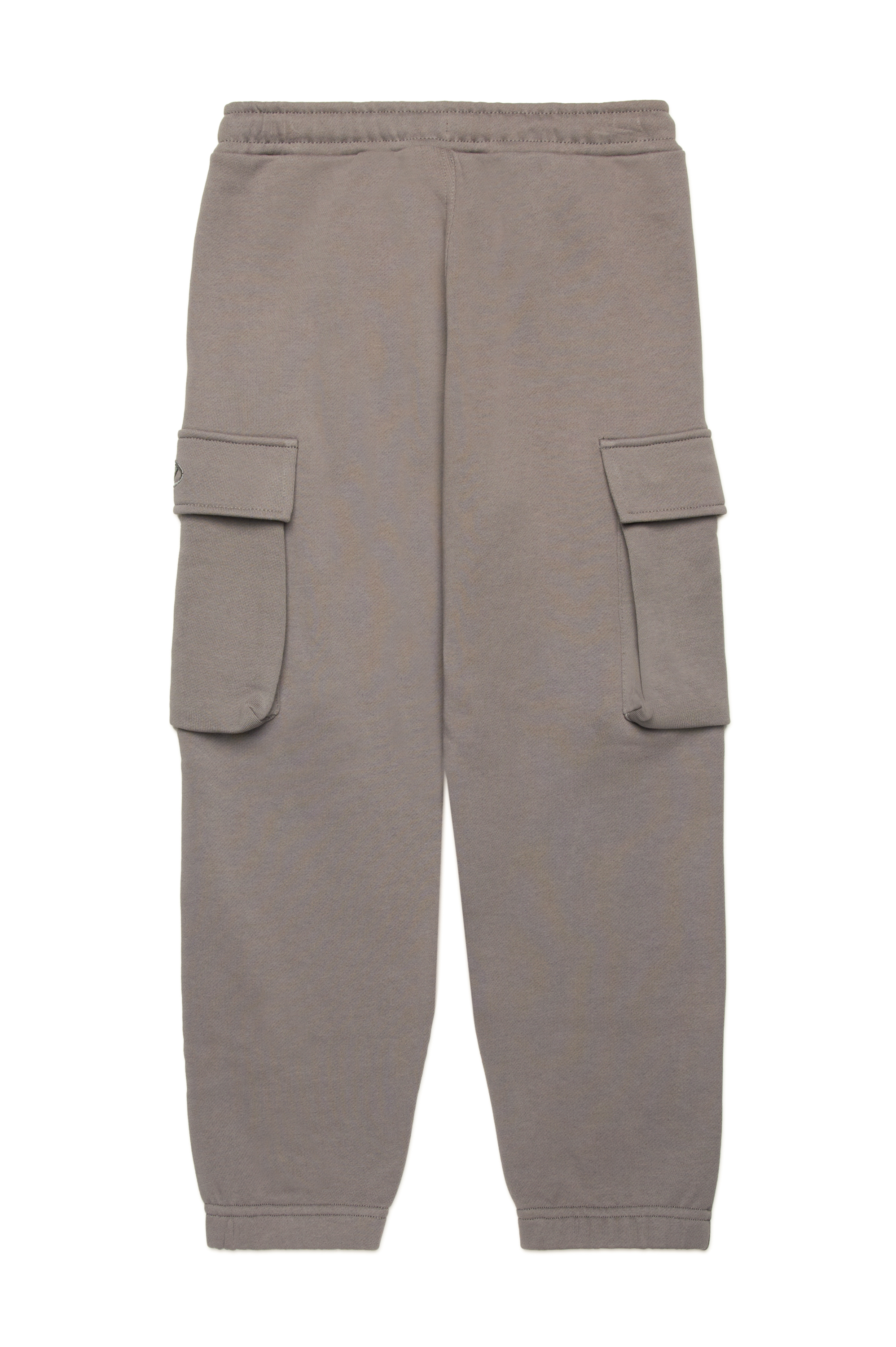 Diesel - PLEKOX, Pantaloni tuta cargo con ricamo Oval D Uomo in Grigio - 2