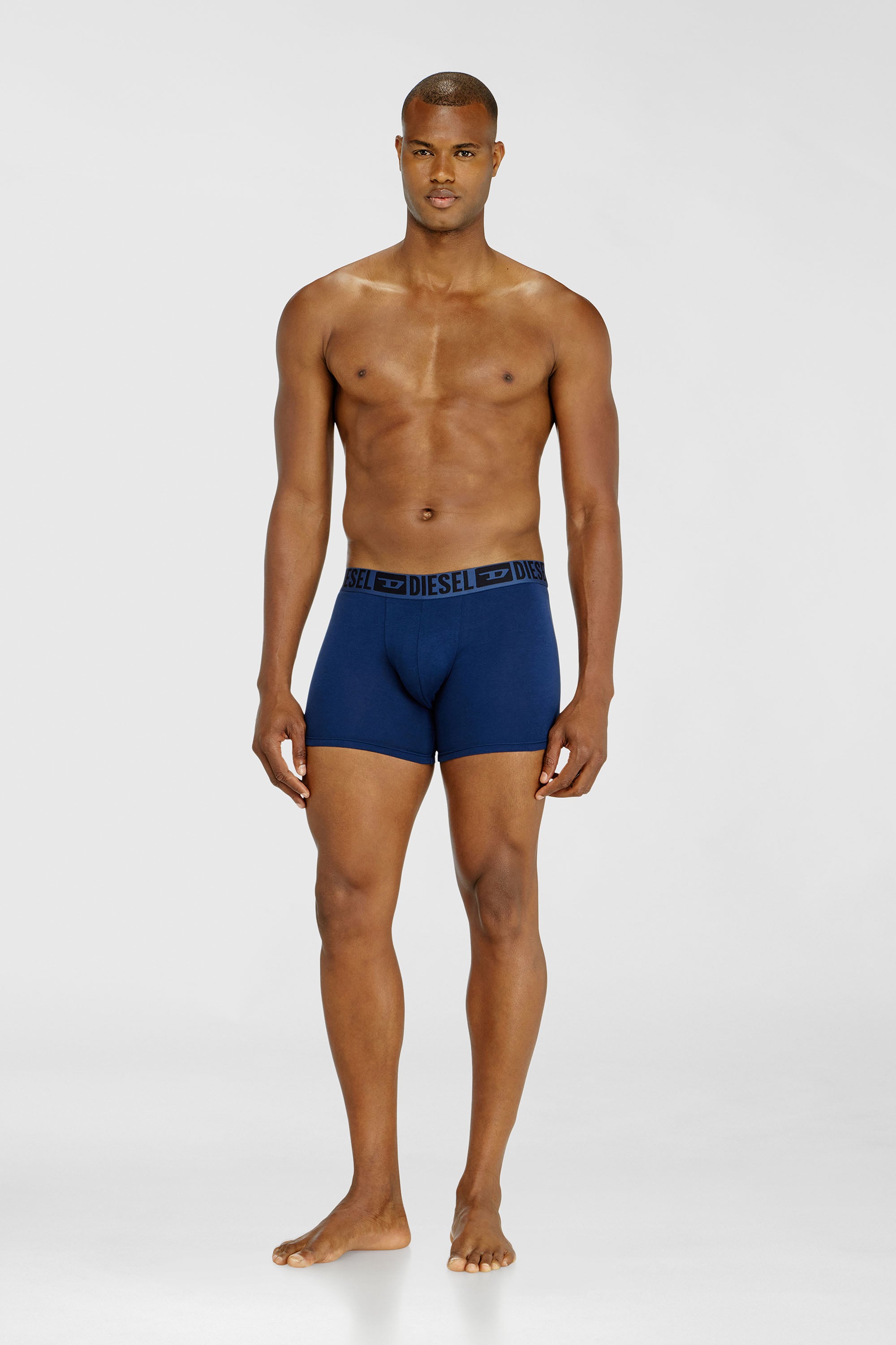 Diesel - SEBASTIAN-D-CORE-3PACK, Set da tre boxer lungo in cotone stretch Uomo in Multicolor - 2