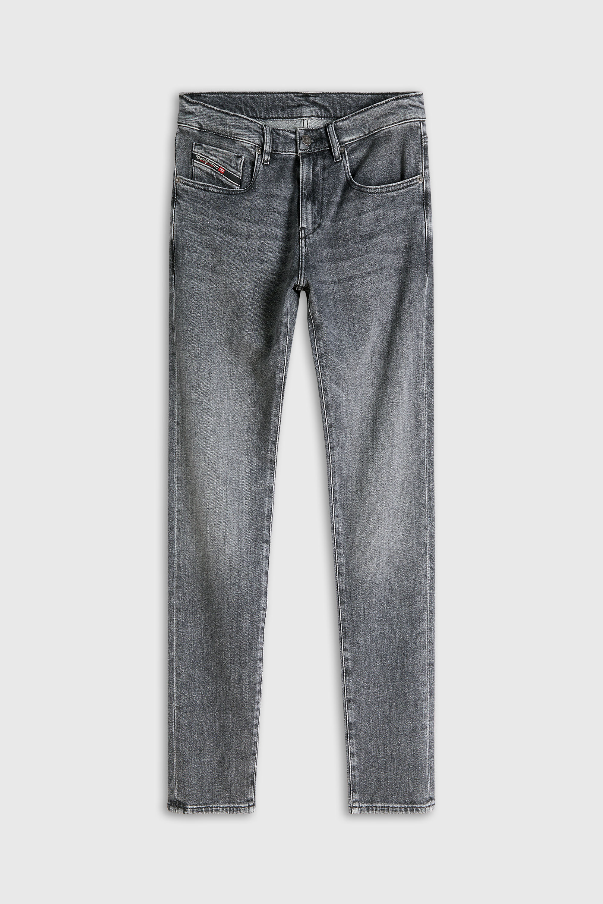 Diesel - Slim Jeans 2019 D-Strukt 0CIAT Uomo, Grigio - Image 6