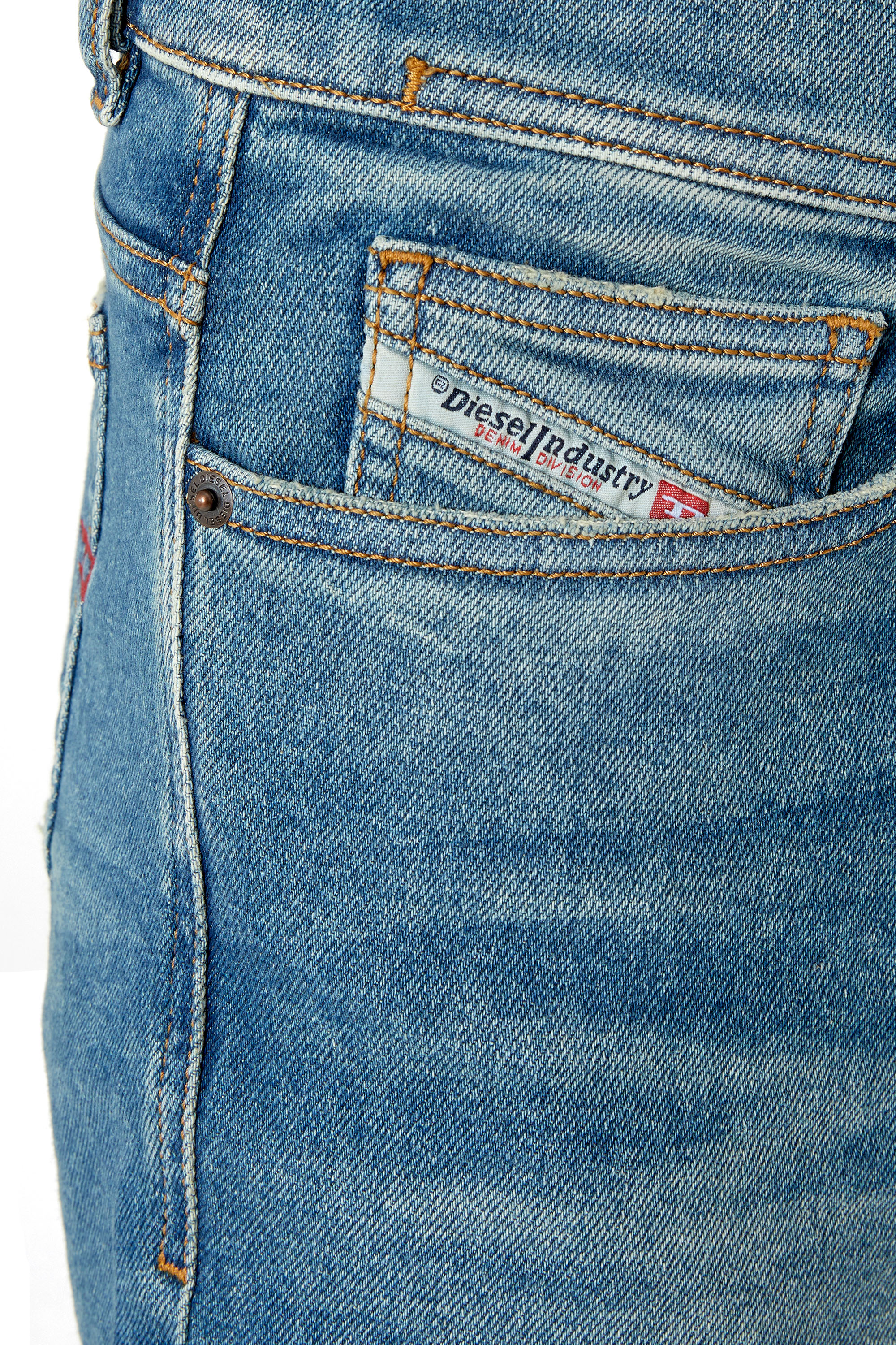 Diesel - 1983 D-Amny 09E88 Skinny Jeans, Blu medio - Image 3