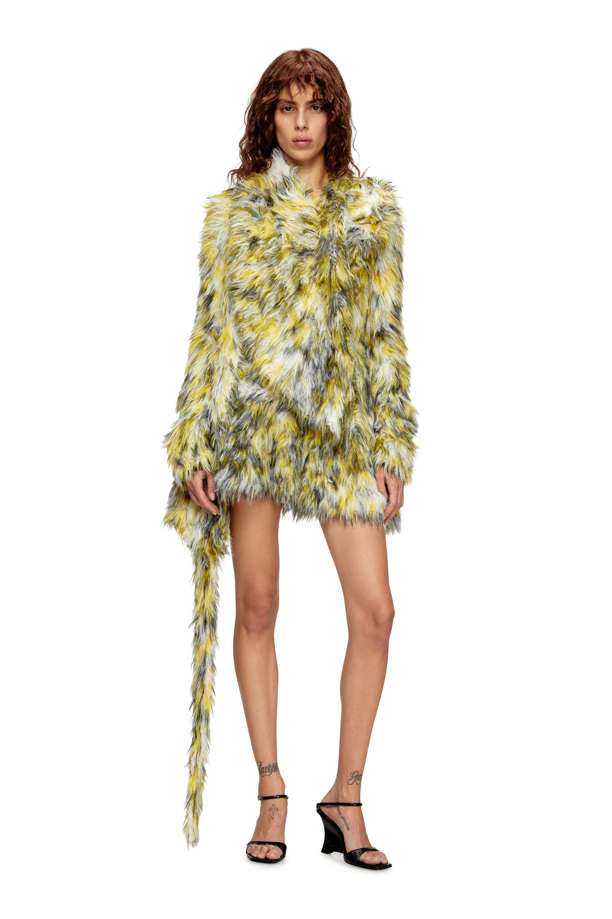 Diesel - M-ANNAINE, Gardigan aperto in maglia fluffy Donna in Multicolor - 1