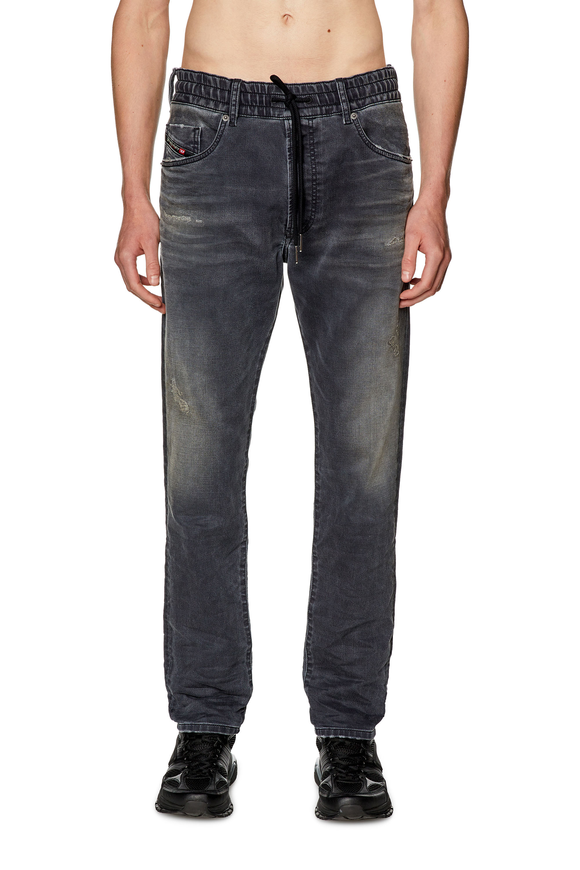 Diesel - Tapered Krooley JoggJeans® 068FP, Nero/Grigio scuro - Image 2