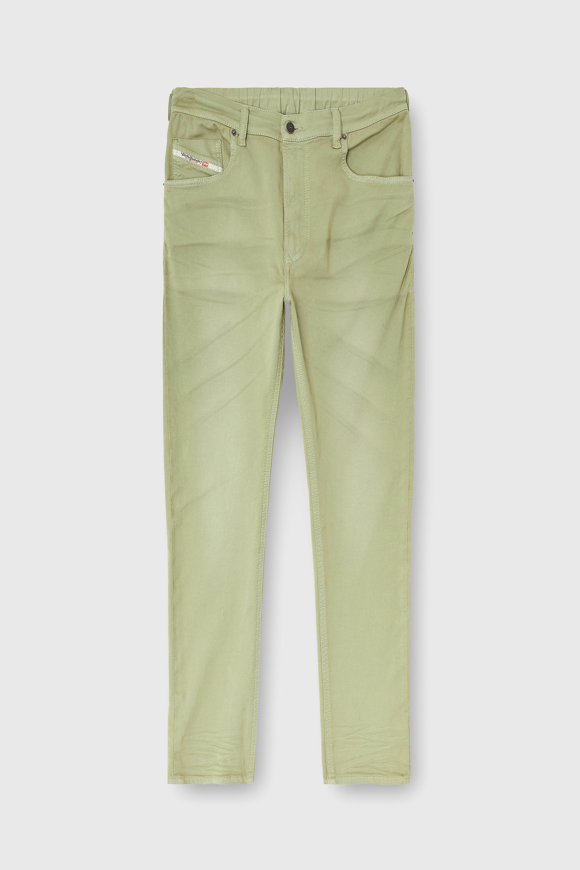 Diesel - Man's Regular 2032 D-Krooley-BW Joggjeans&reg; 0670M, Olive Green - 2