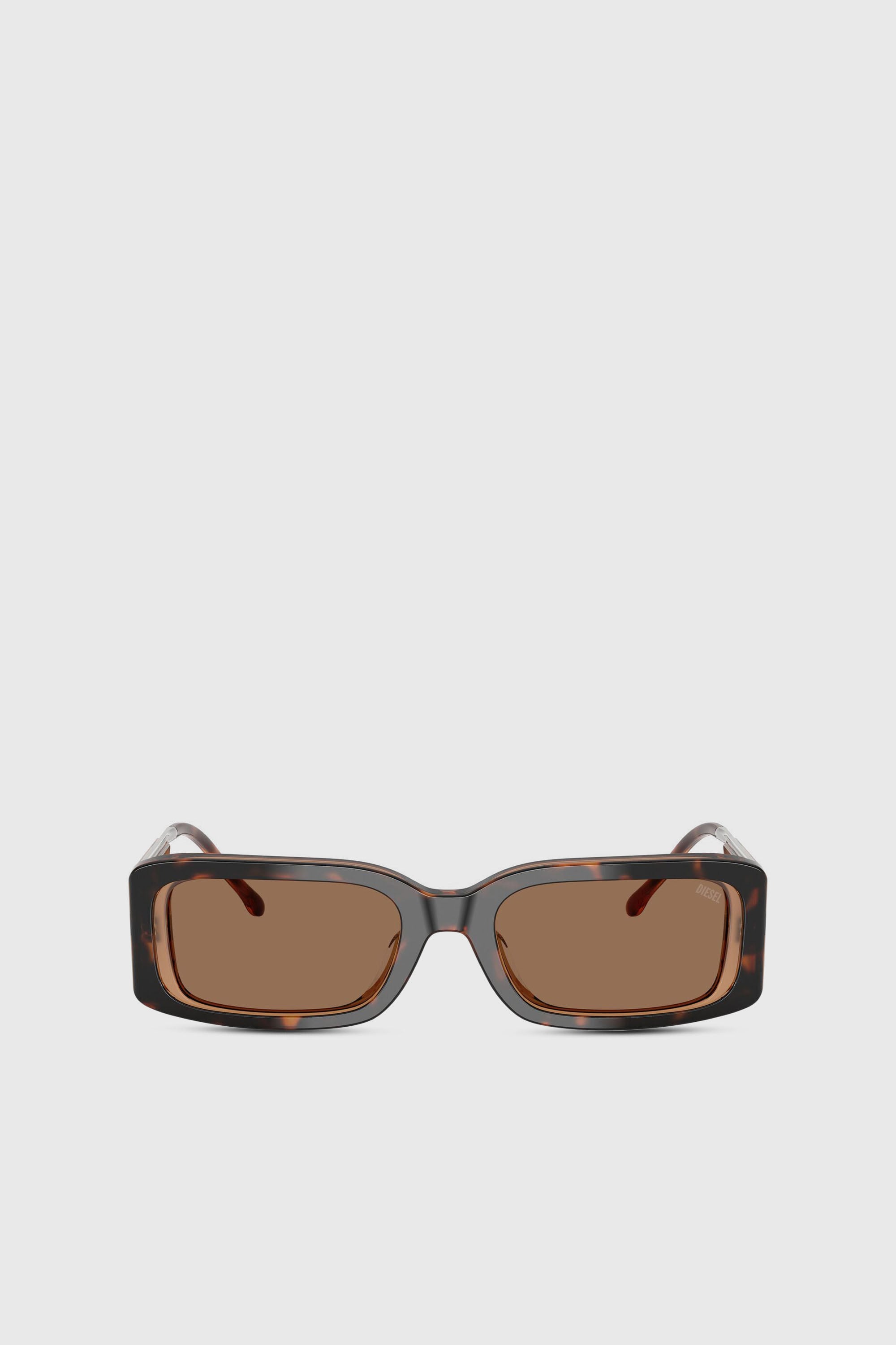 Diesel - 0DL2017U, Occhiali da sole rettangolari Unisex in Marrone - 1