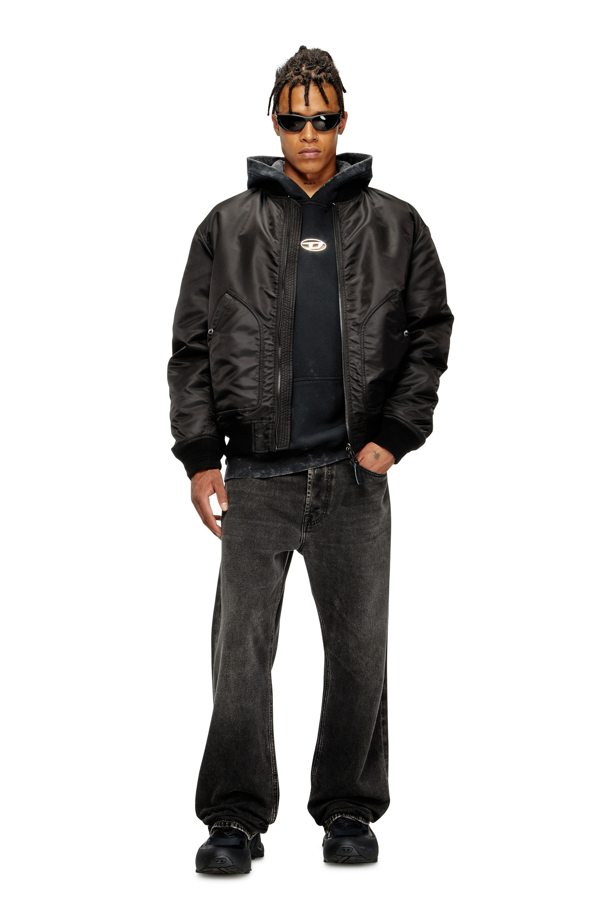 Diesel - S-BOXT-HOOD-T10, Hoodie con Oval D cut-out metallizzato Uomo in ToBeDefined - 2