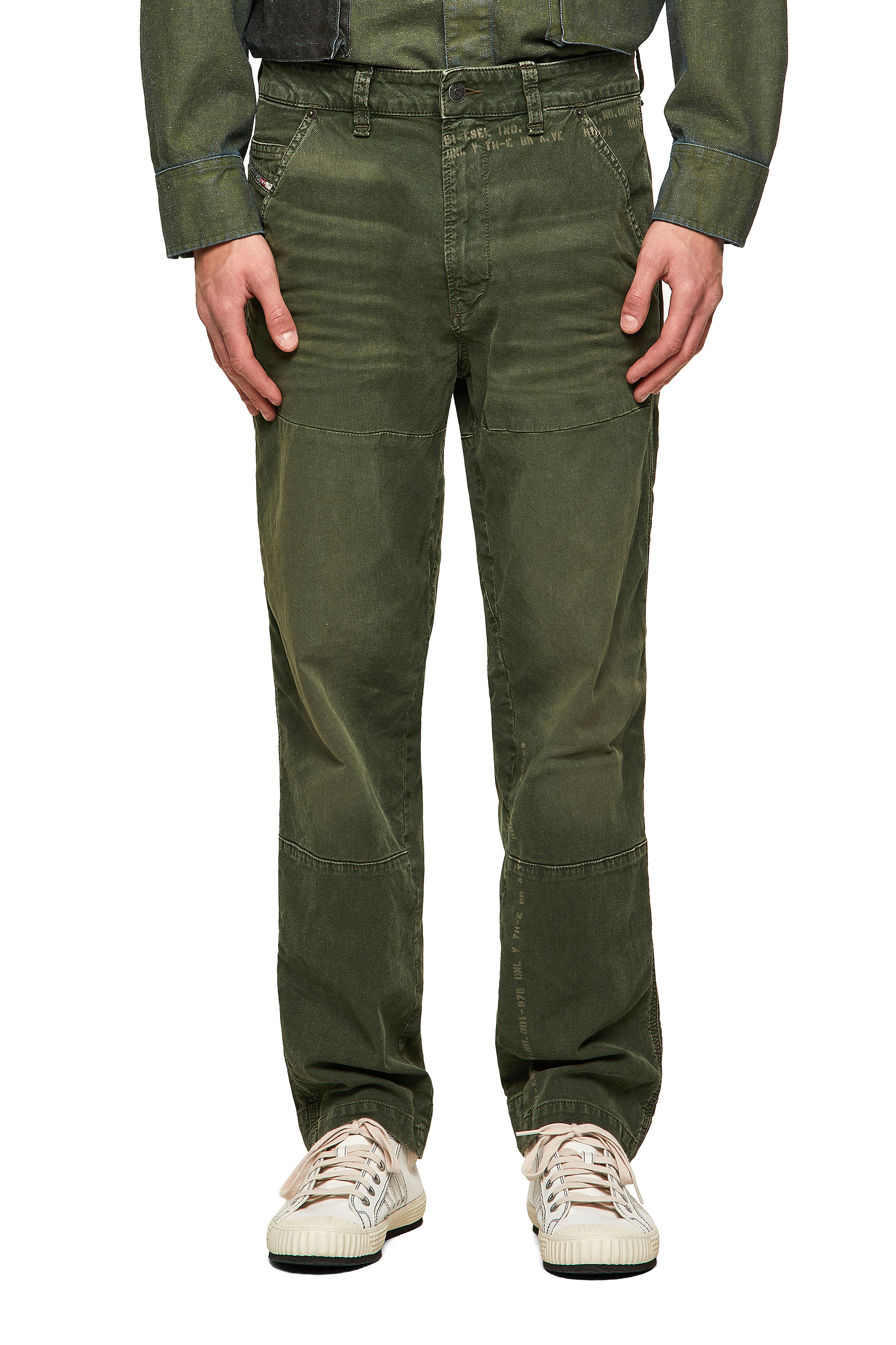 D-Azerr JoggJeans® 069WH, Verde Militare - Jeans