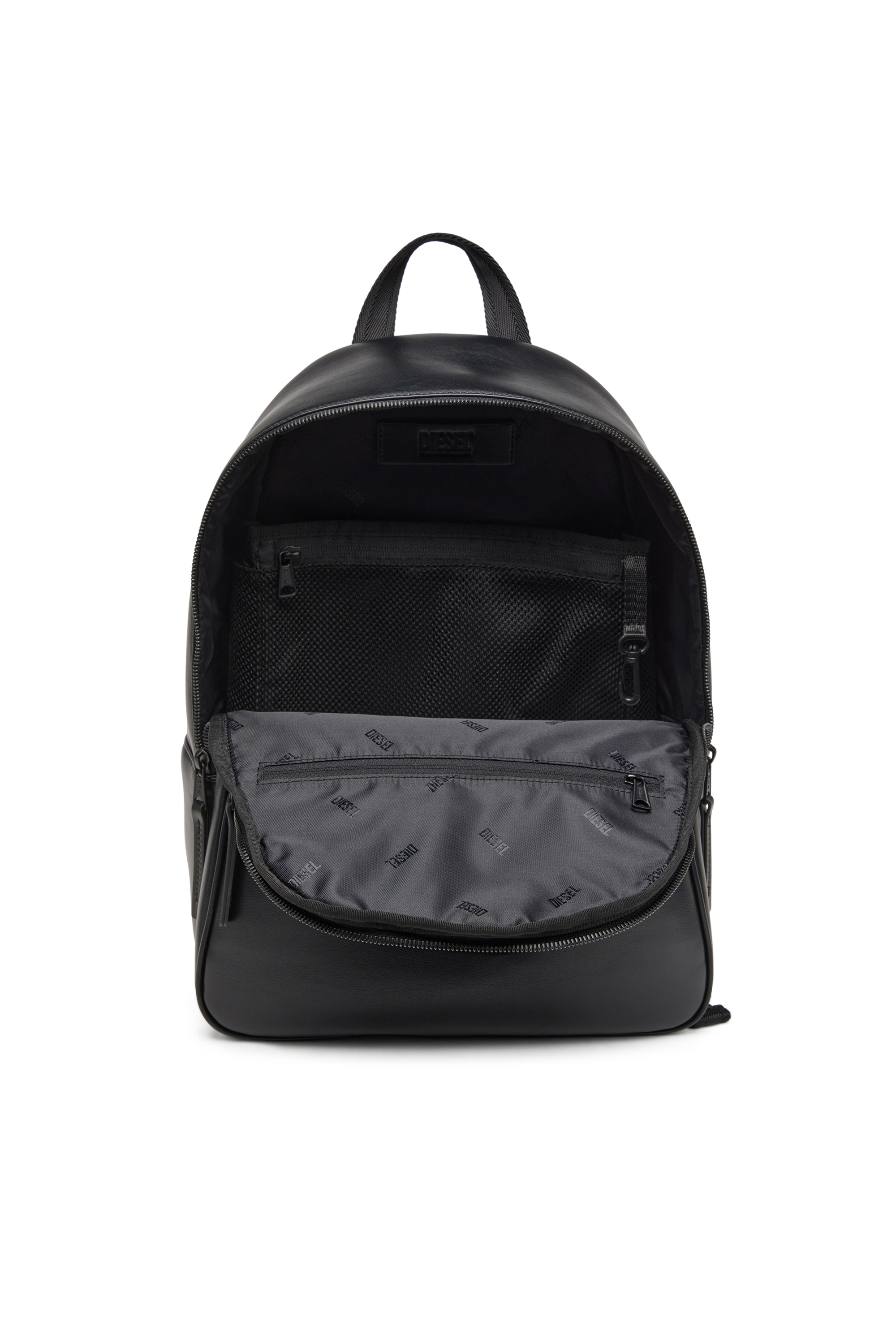 Diesel - HOLI-D BACKPACK M, Holi-D-Zaino in neoprene e PU Uomo in Nero - 3