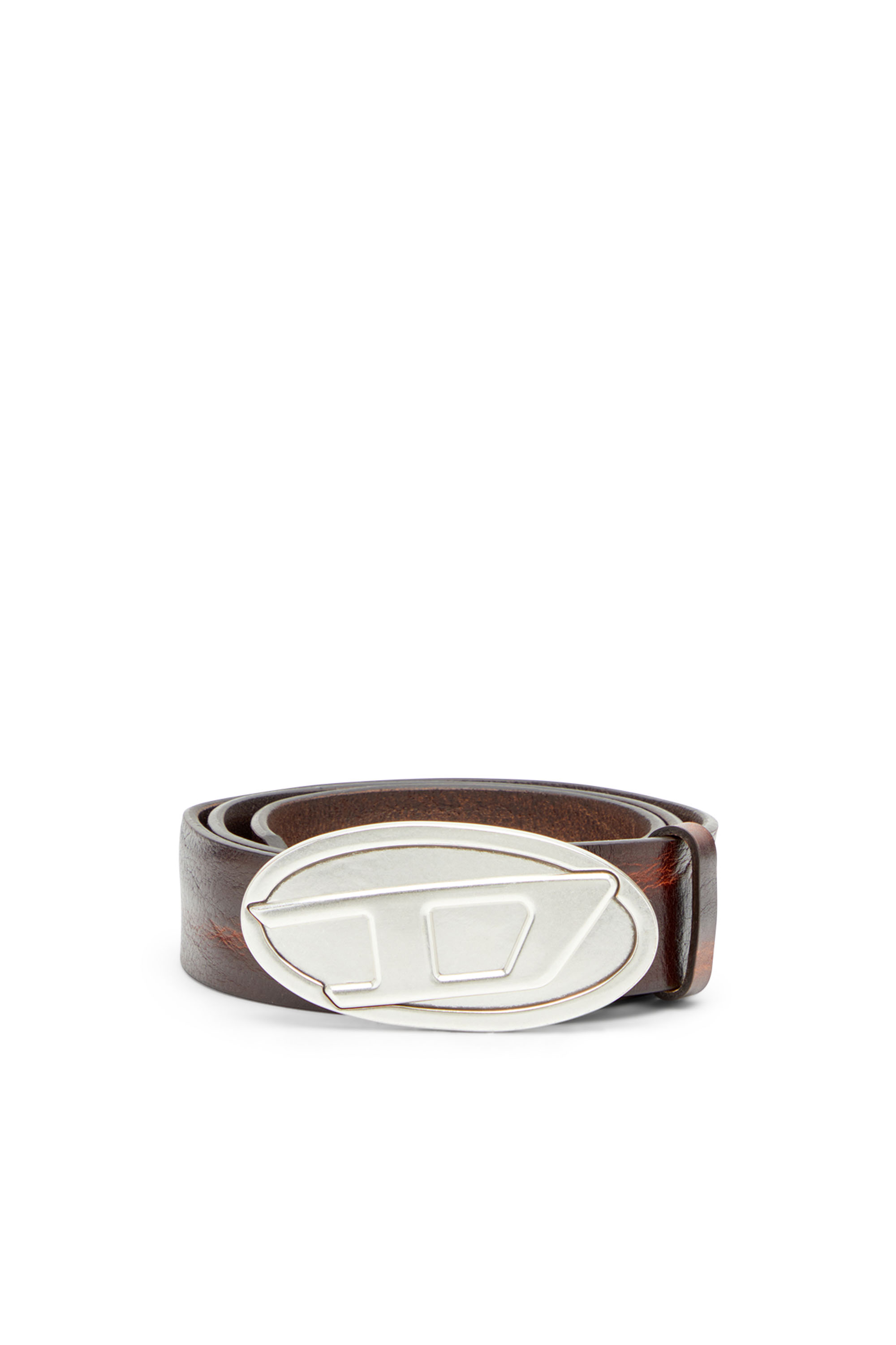 Diesel - B-1DR 2.0, Cintura 4 cm in pelle cerata Uomo in ToBeDefined - 1