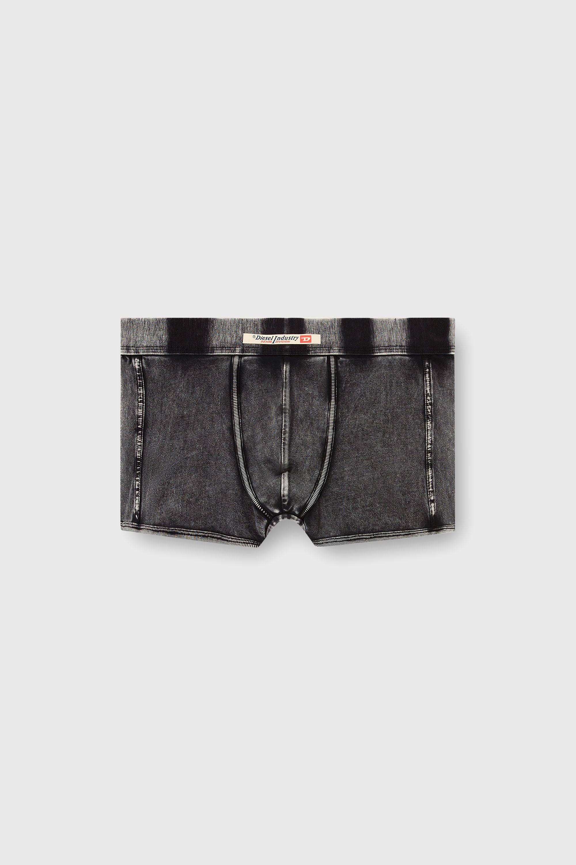 Diesel - DAMIEN-DNM, Boxer effetto denim Uomo in Nero - 2