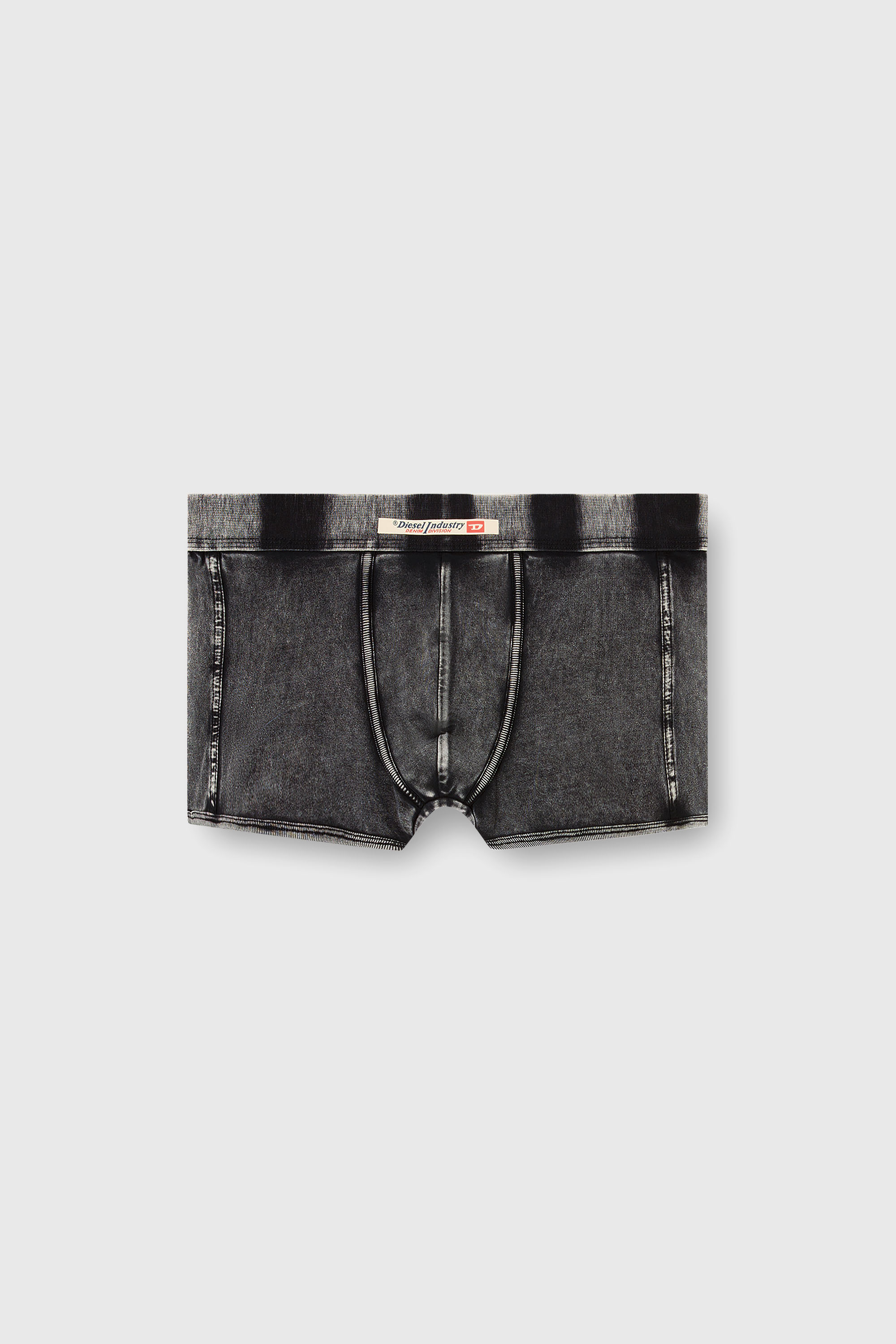 Diesel - DAMIEN-DNM, Boxer effetto denim Uomo in Nero - 2