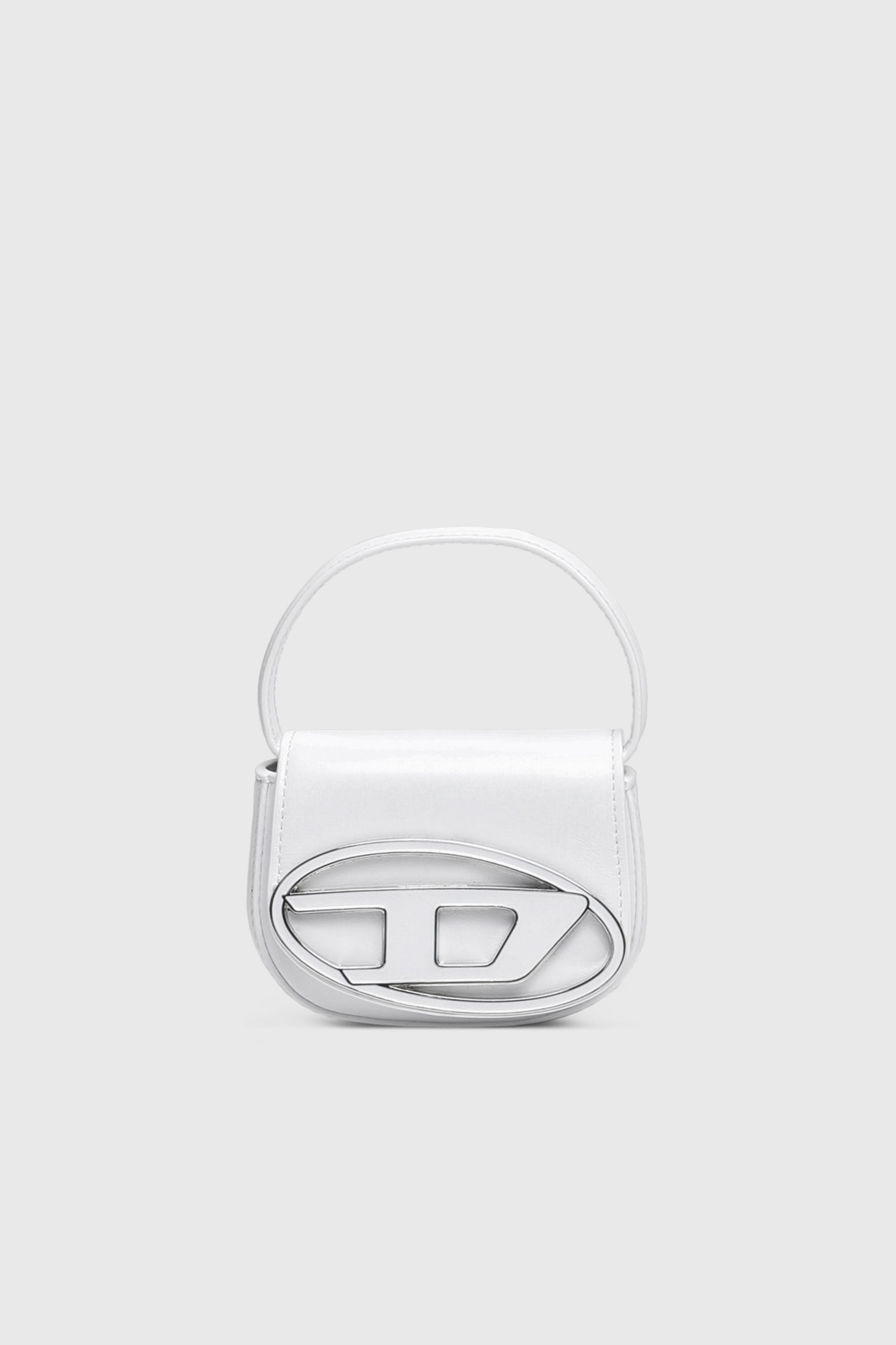 Diesel - 1DR XS, 1DR XS-Iconica mini borsa con placca D logo Donna in Bianco - 1