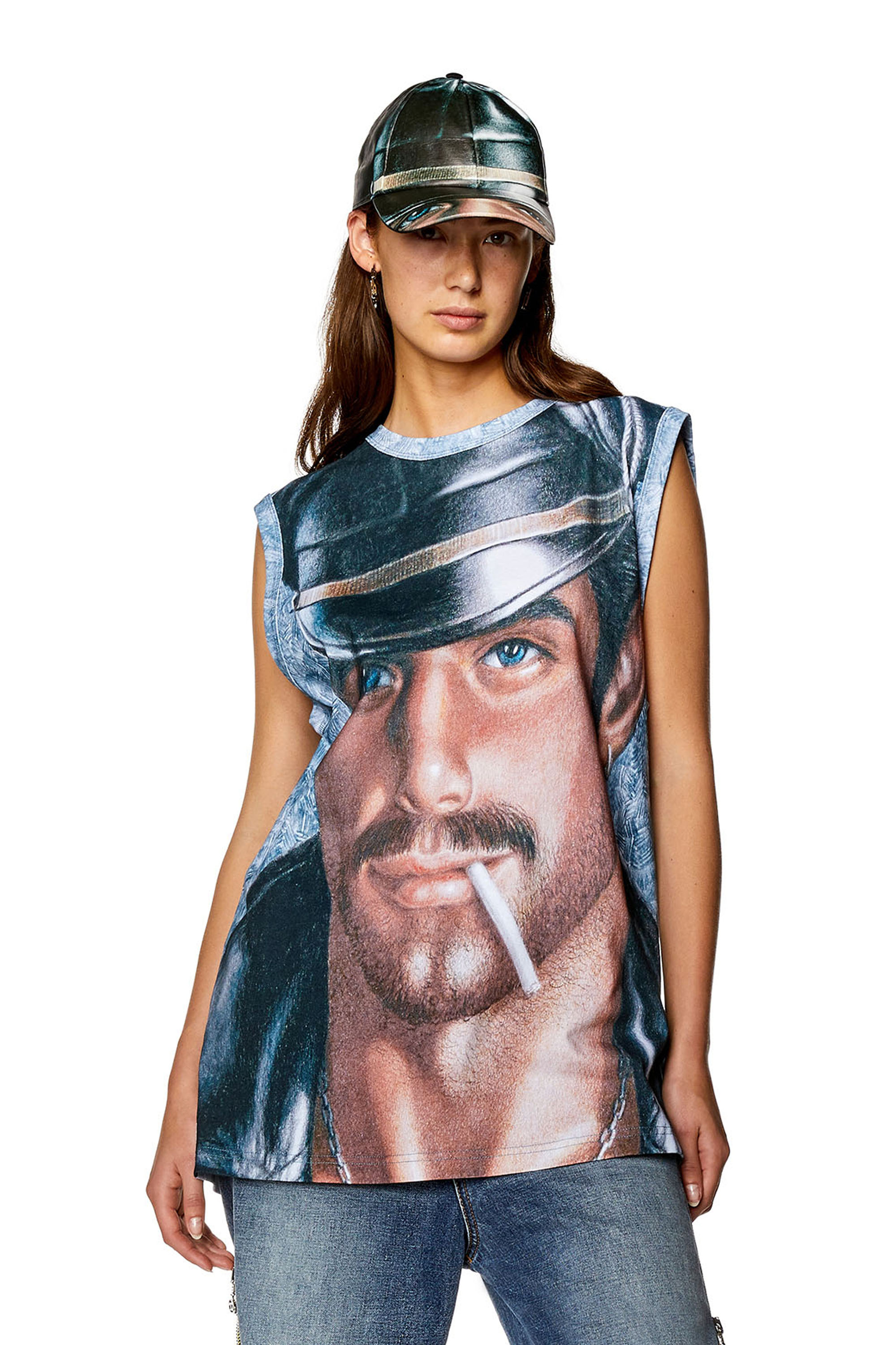 Diesel - PR-T-BISCO-LONGER, Azzurro - Image 4