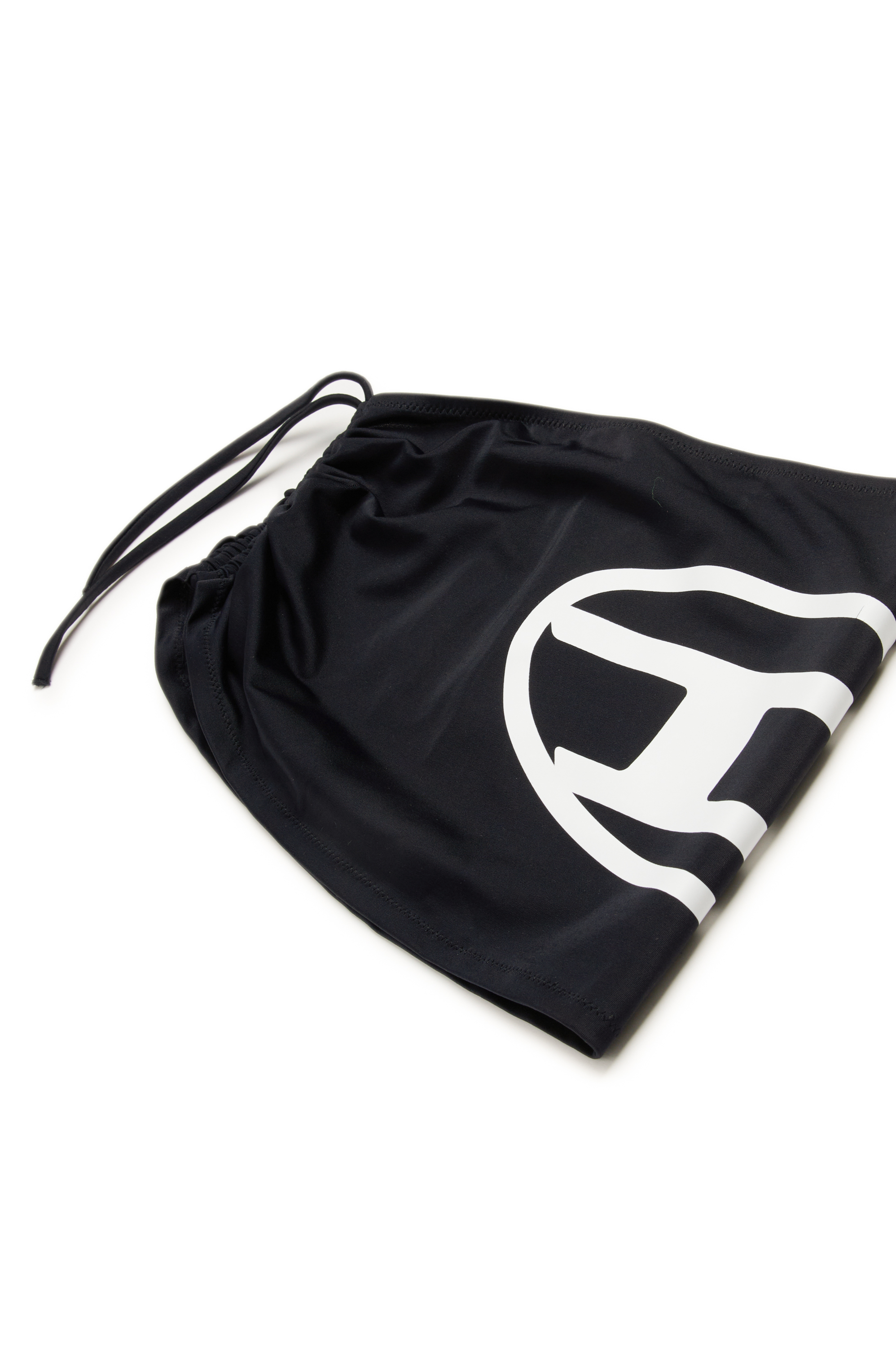 Diesel - MCUSMIN, Gonna da spiaggia con mega logo Oval D Donna in Nero - 3