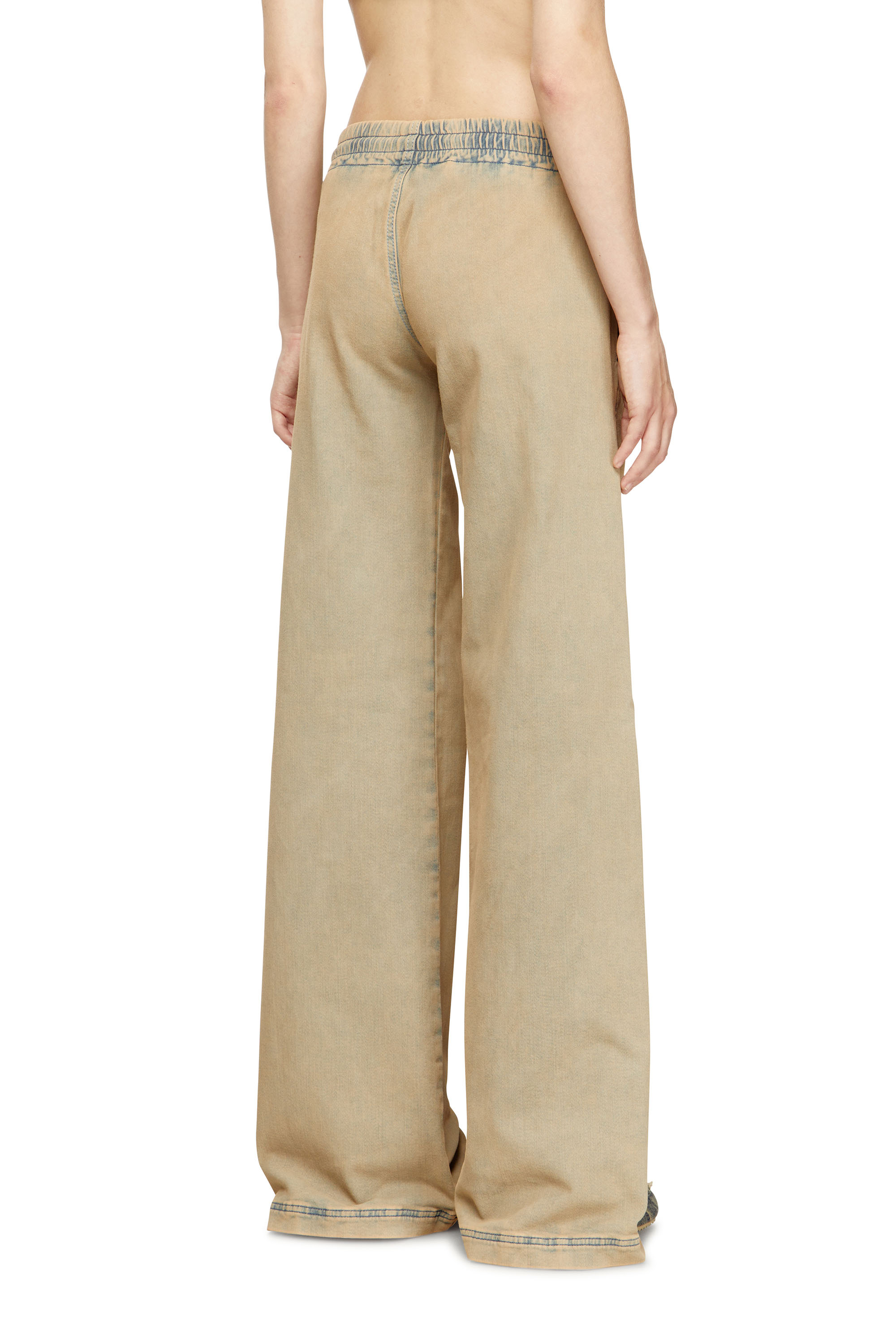 Diesel - Relaxed 2078 D-Ainty Joggjeans® 09M33 Donna, Blu/Beige - Image 4