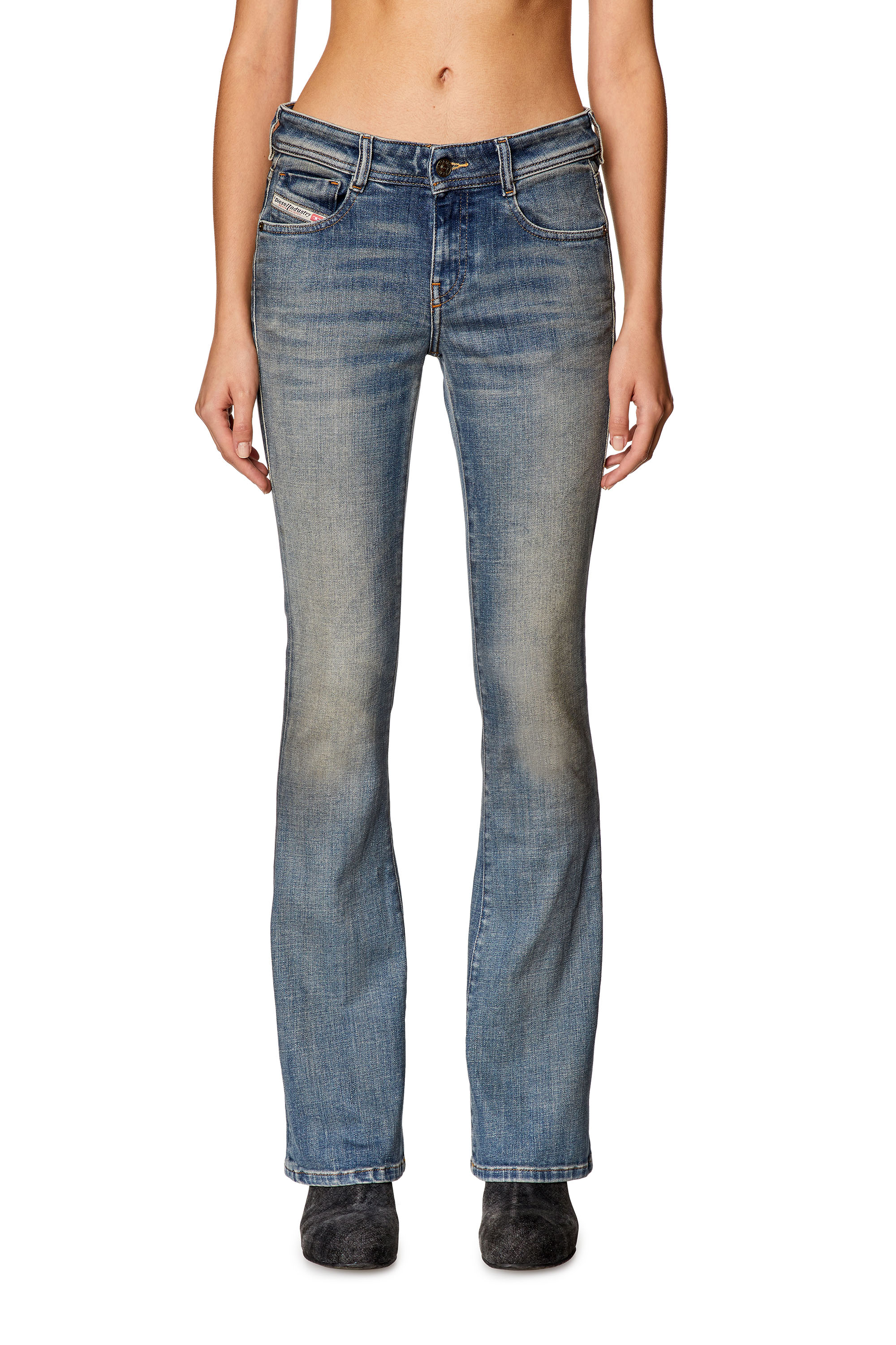 Diesel - Bootcut and Flare Jeans 1969 D-Ebbey 09H69, Blu Scuro - Image 1