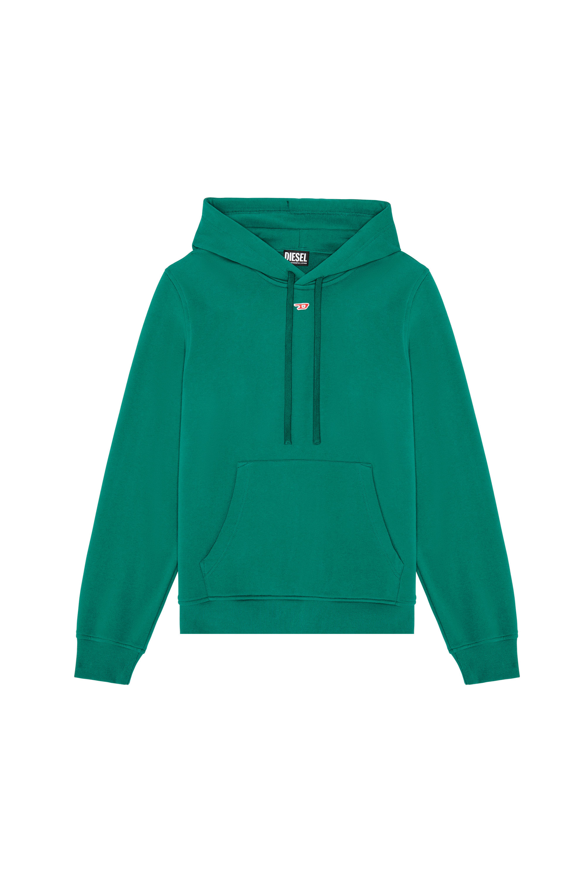 S-GINN-HOOD-D, Verde Scuro - Felpe