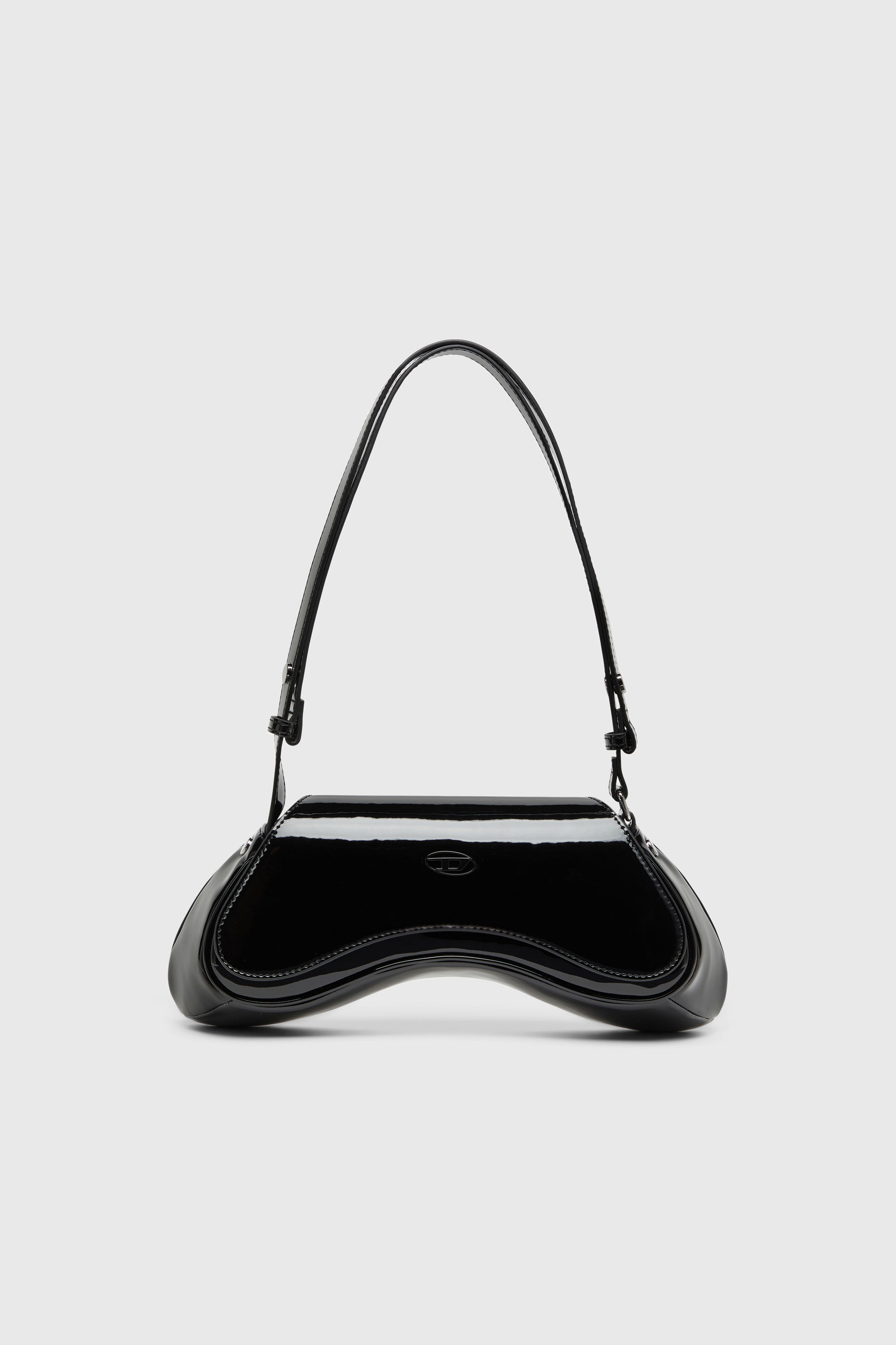 Diesel - PLAY CROSSBODY, Play-Borsa crossbody lucida Donna in Nero - 1